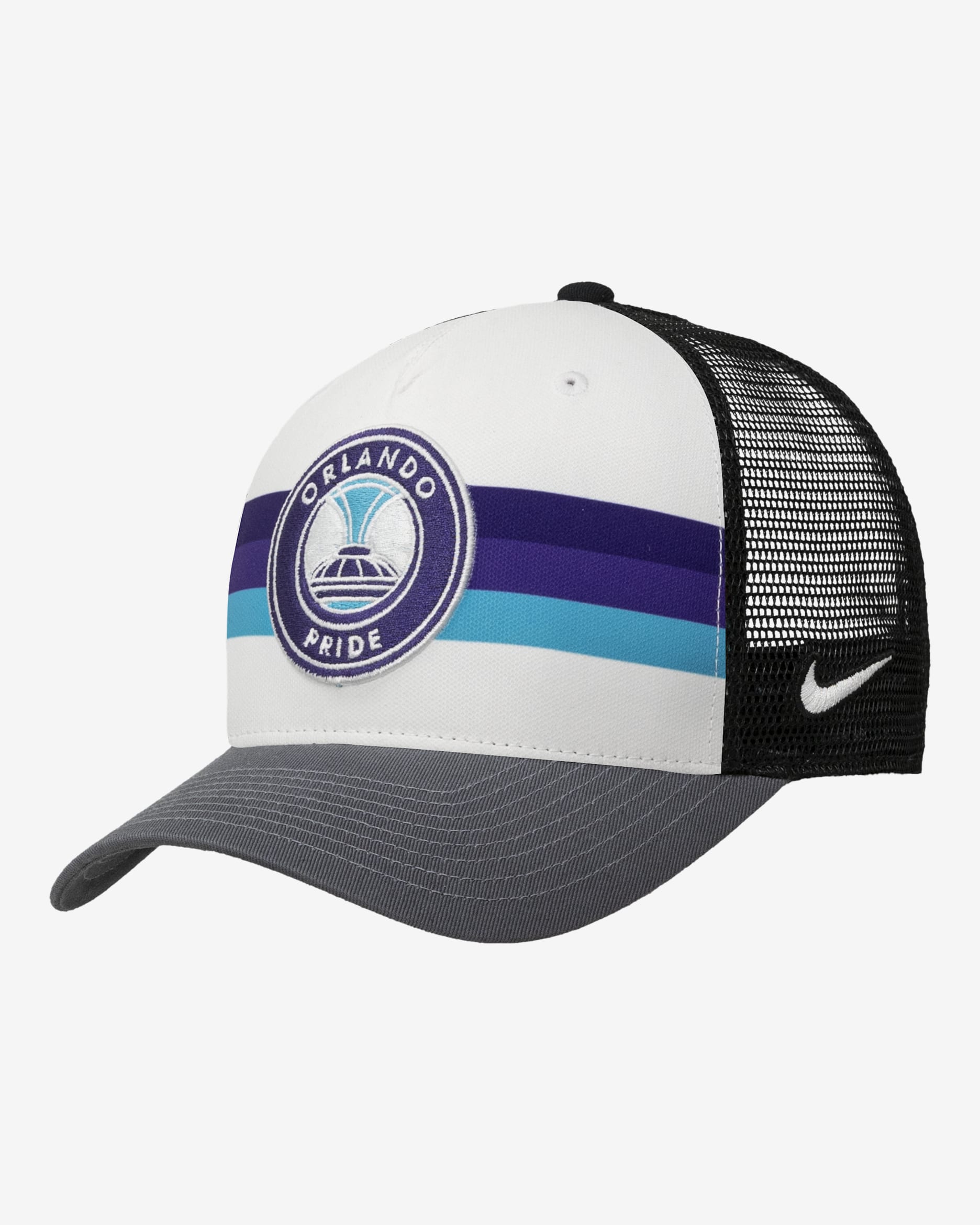 Orlando Pride Nike NWSL Trucker Cap - Black
