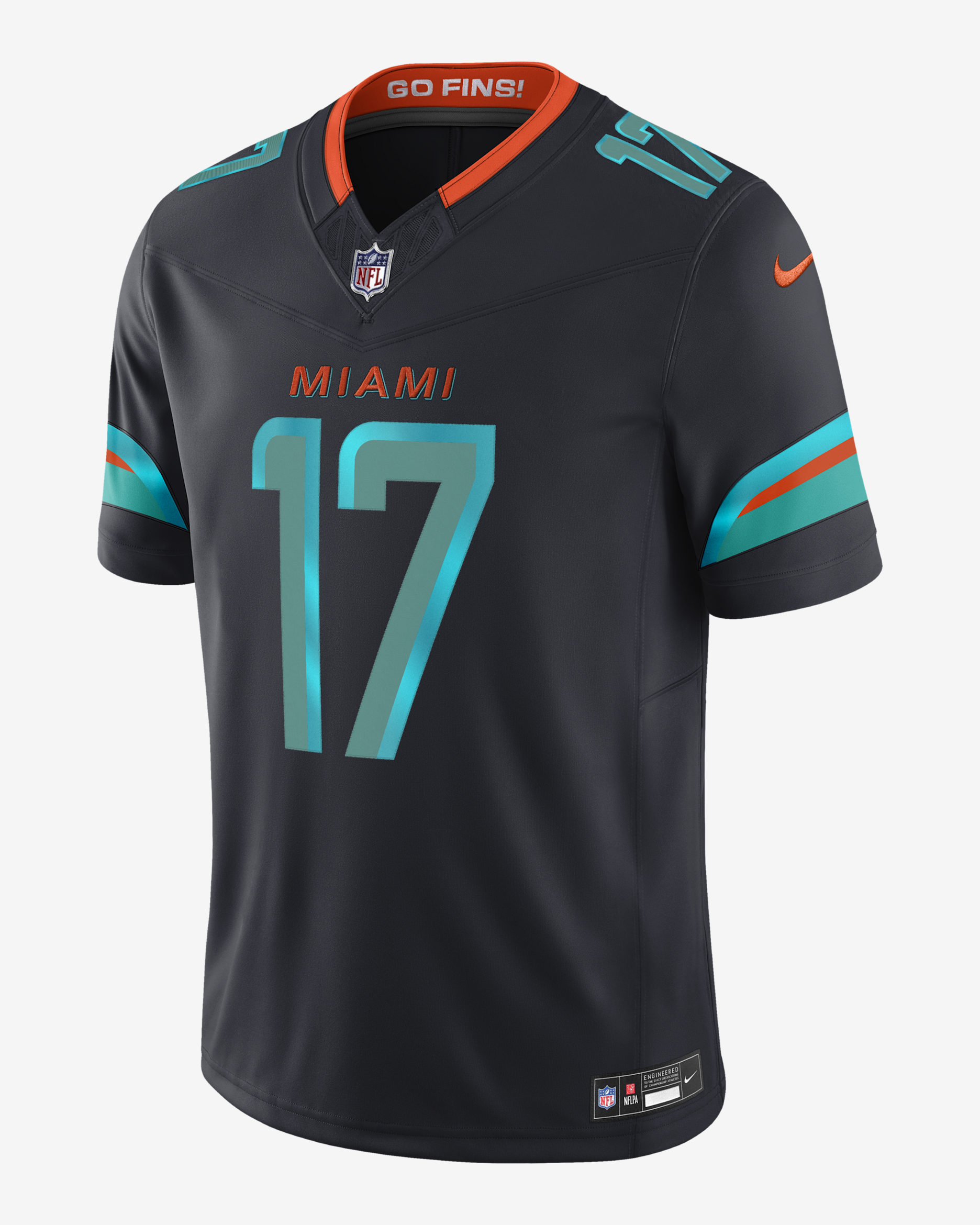 Jaylen Waddle Miami Dolphins Rivalries Collection Men's Nike Dri-FIT NFL Limited Jersey - Navy