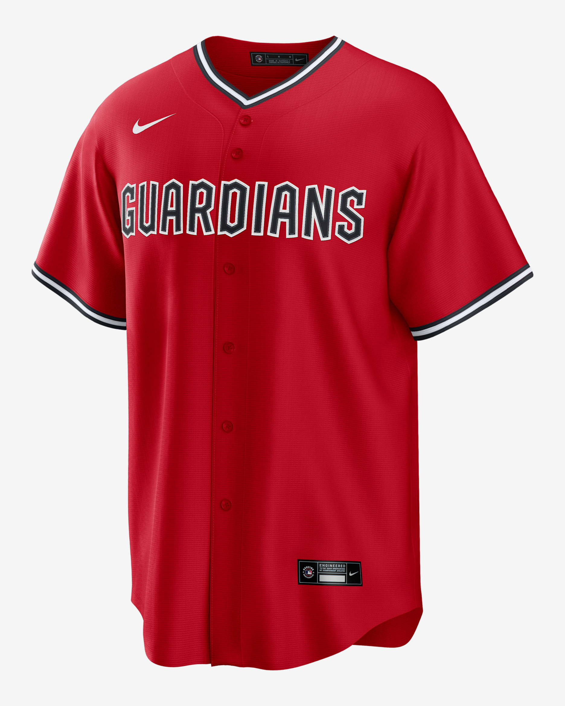 Steven Kwan Cleveland Guardians Men's Nike MLB Replica Jersey - Red