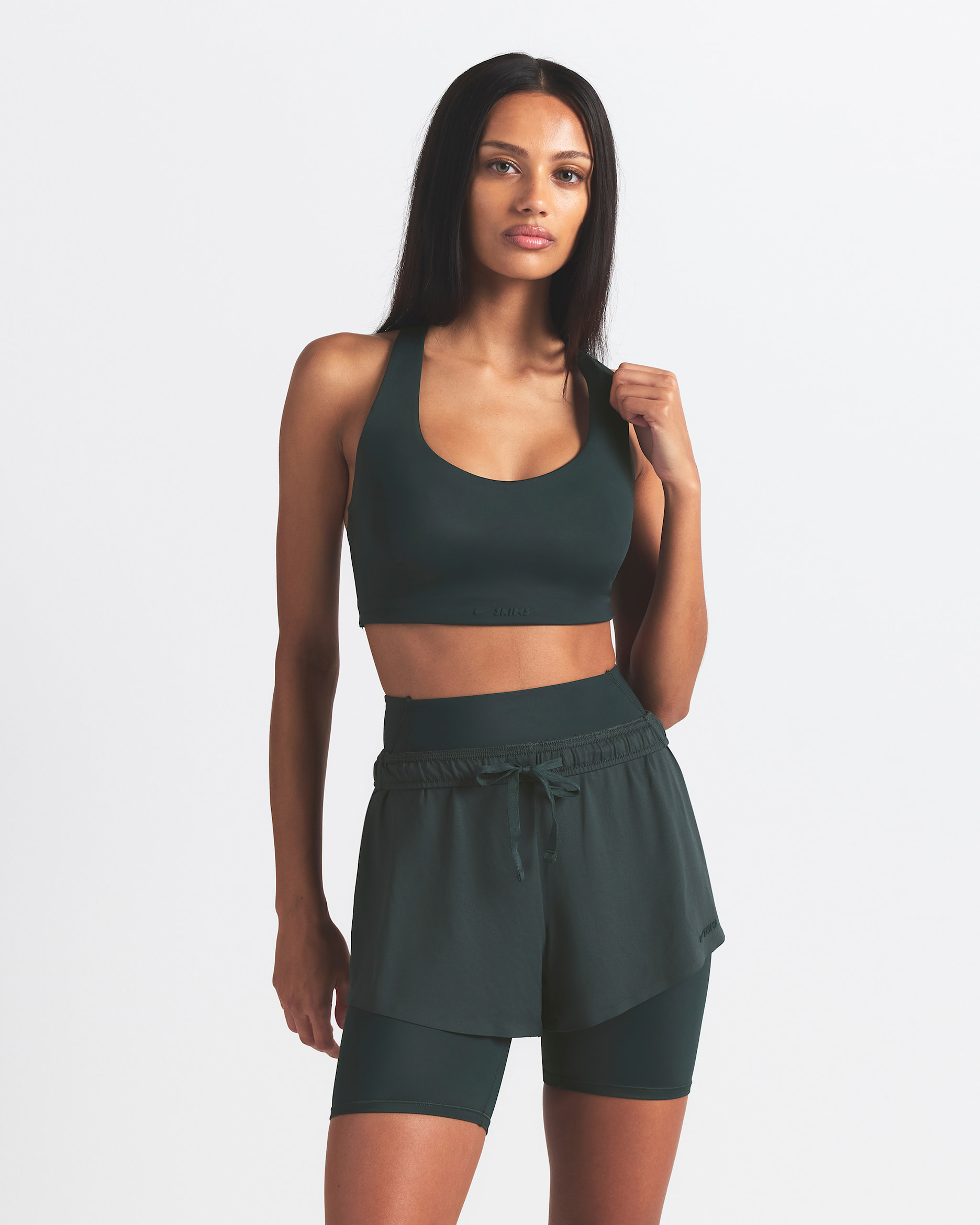 Bra de espalda deportiva para mujer NikeSKIMS Shine - NSKM DARK TEAL/NSKM DARK TEAL