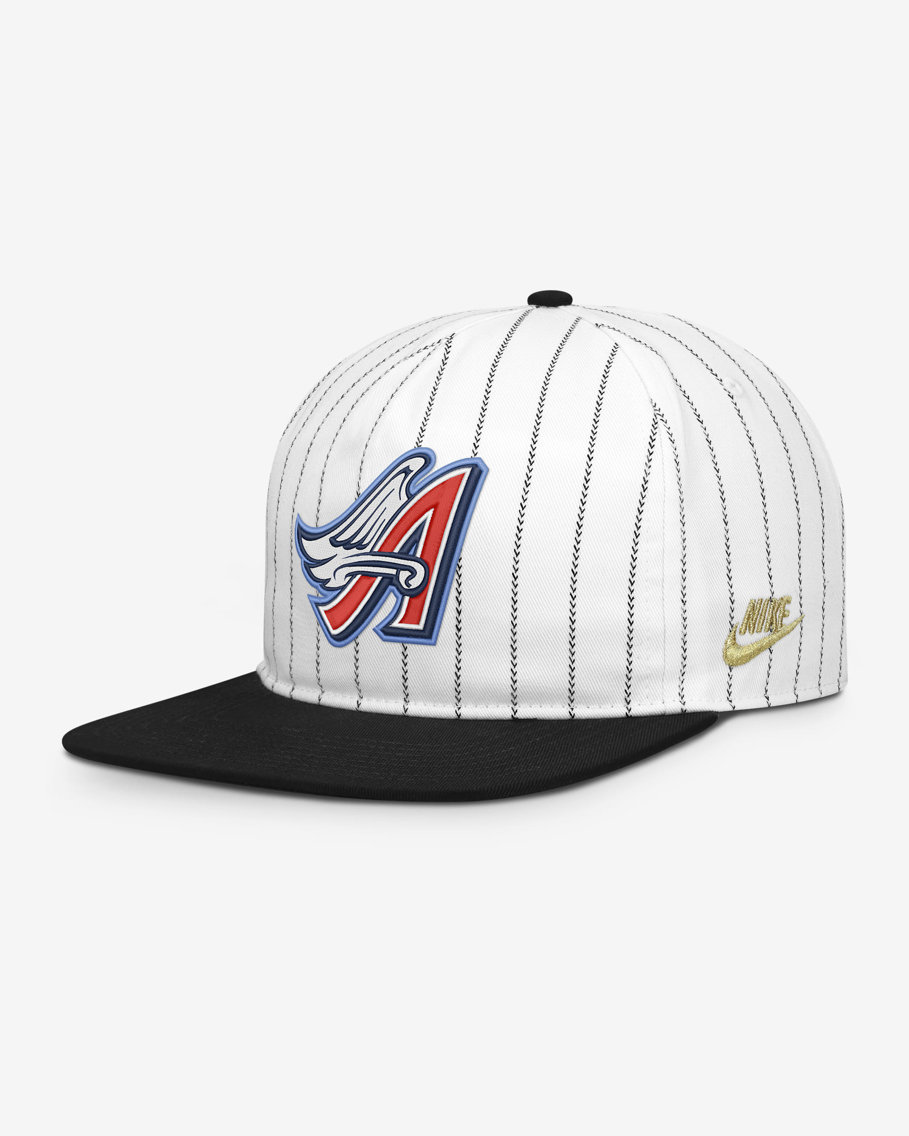 California Angels Pro Men's Nike MLB Adjustable Hat - White