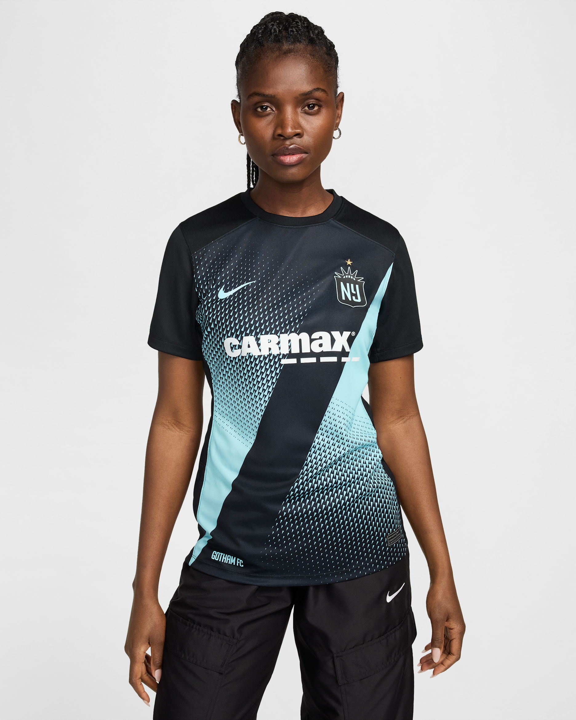 NJ/NY Gotham FC 2024 Stadium Primary Women's Nike Dri-FIT NWSL Replica Jersey - Black
