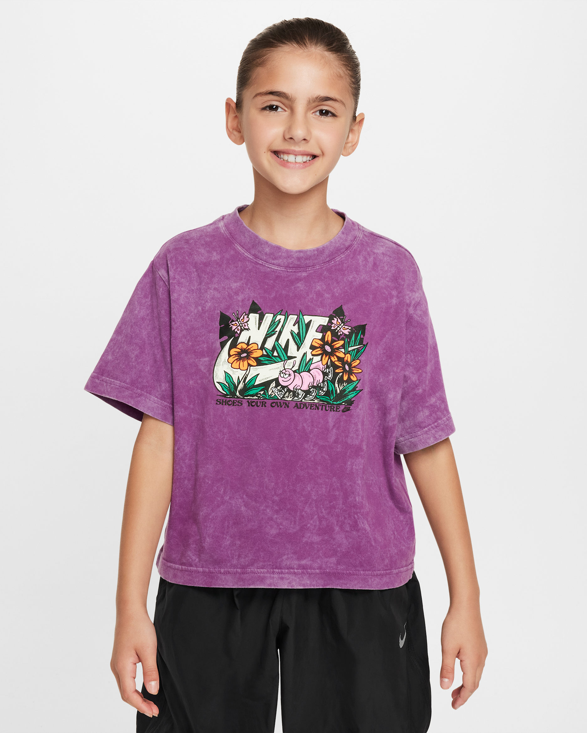 Nike Sportswear Older Kids' (Girls') T-Shirt - Viotech
