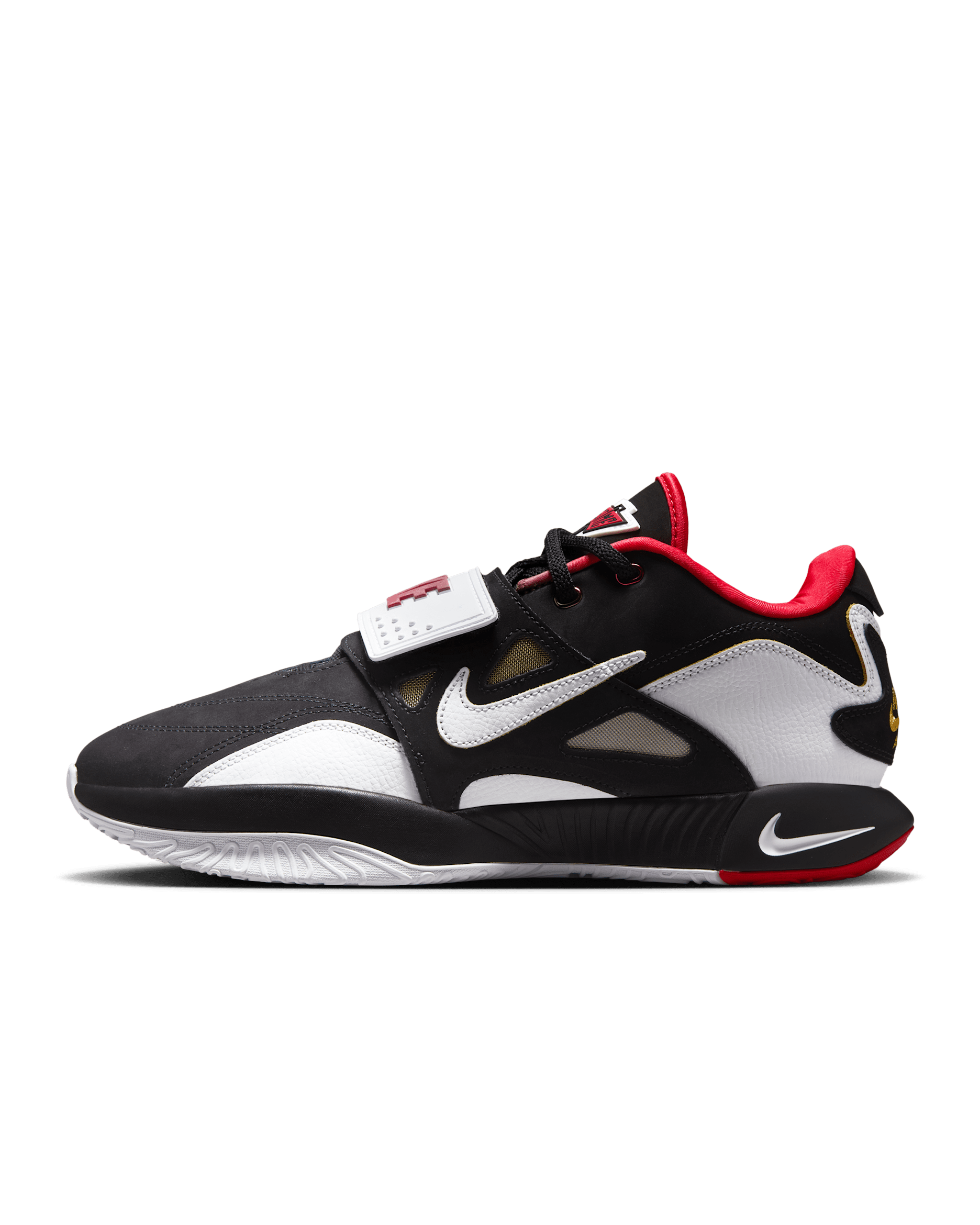 LeBron XXI "Prime 93" EP 籃球鞋 - 黑色/Fire Red/Metallic Gold/白色