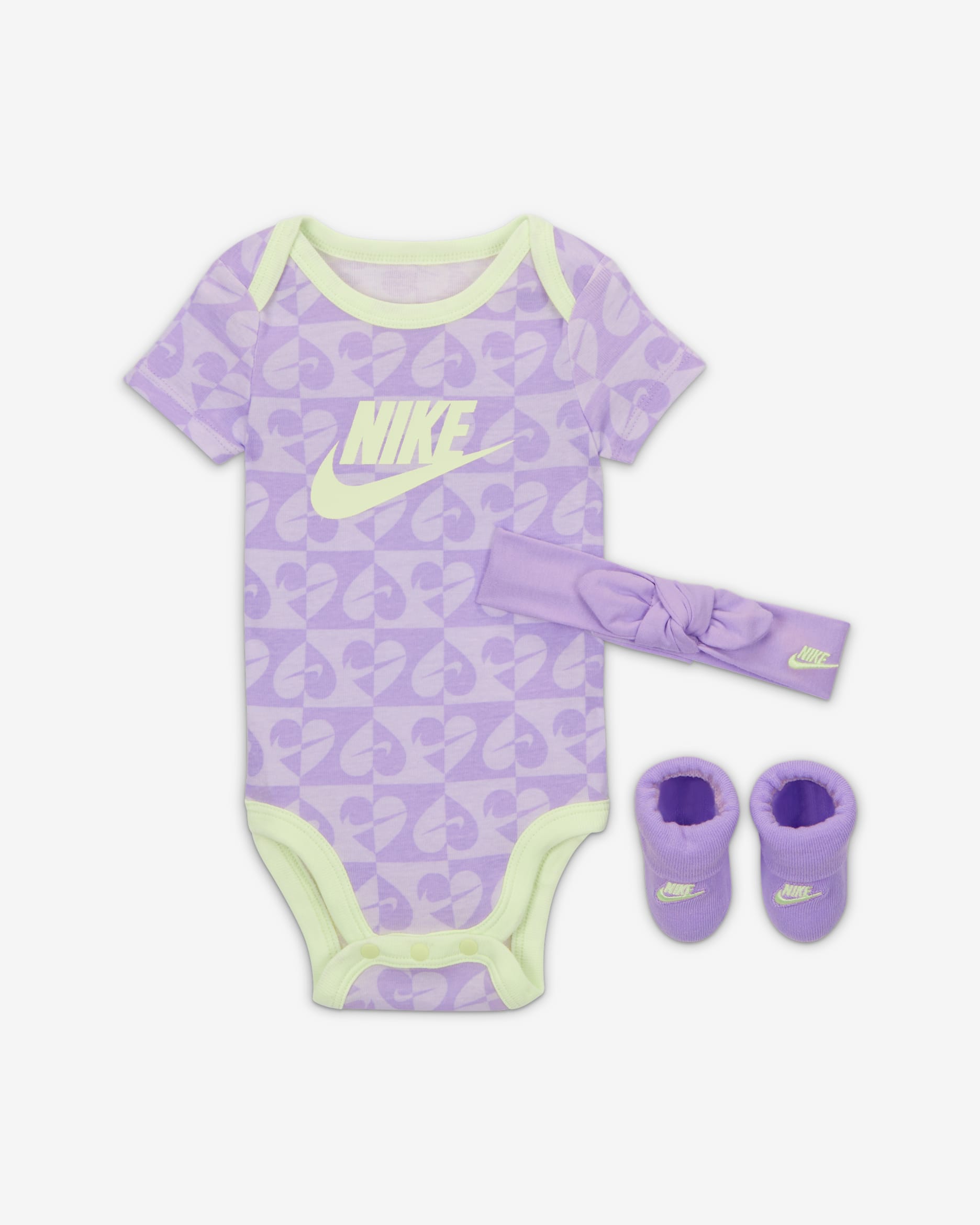 Nike Metamorph Baby 3-Piece Boxed Set - Purple