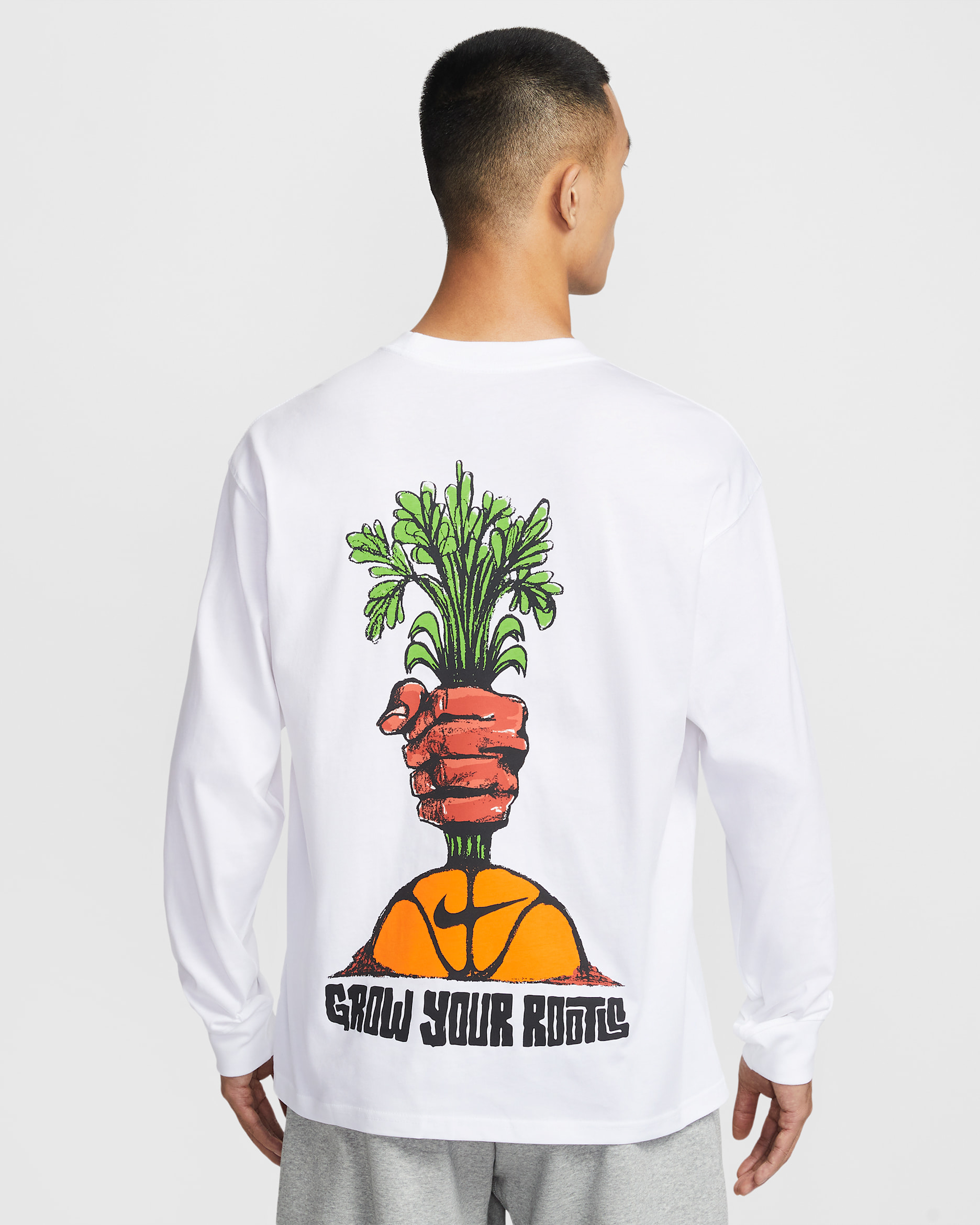 Nike Essential Men's Basketball Long-Sleeve T-Shirt - White