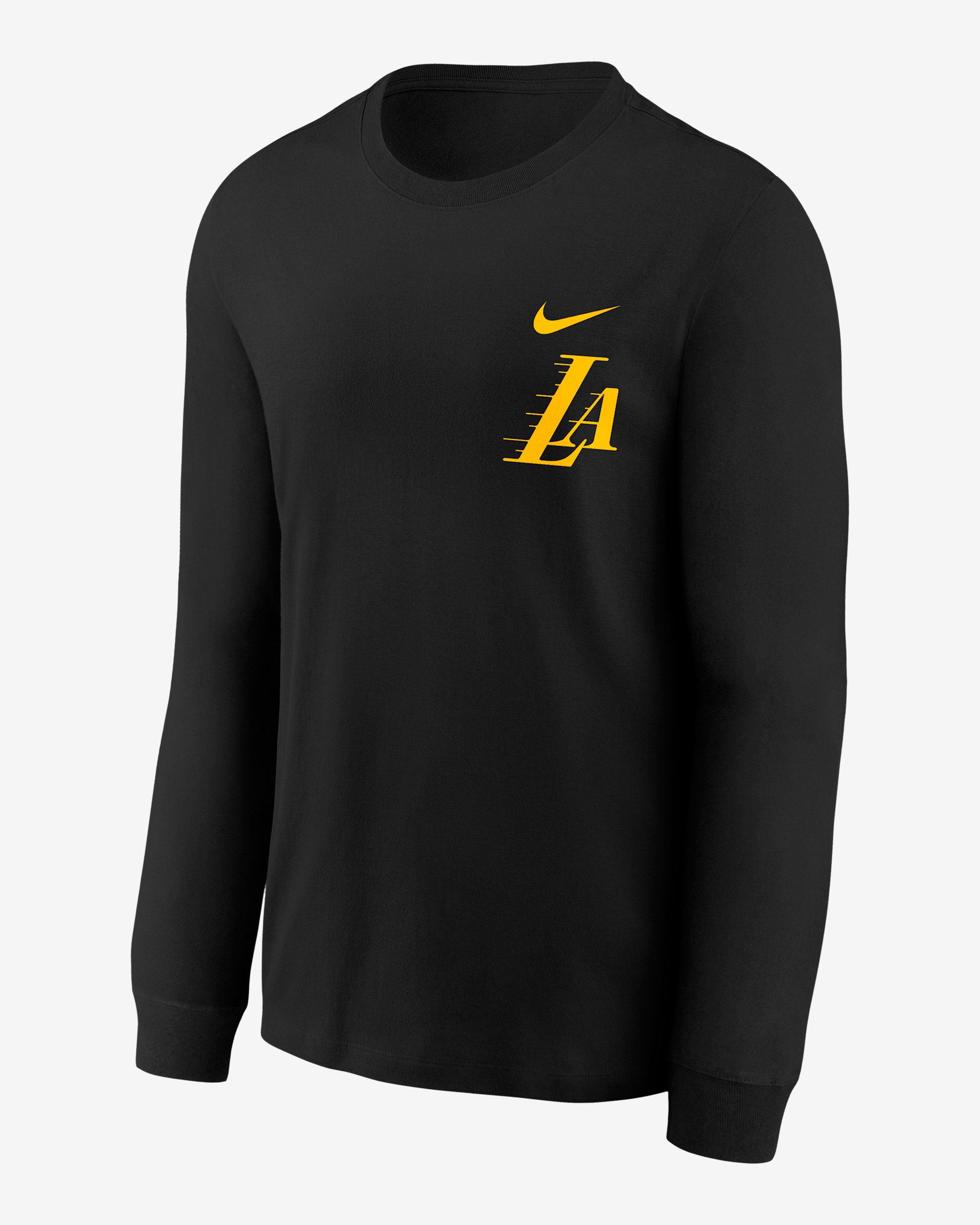 Los Angeles Lakers Essential City Edition Big Kids' Long-Sleeve T-Shirt - Black