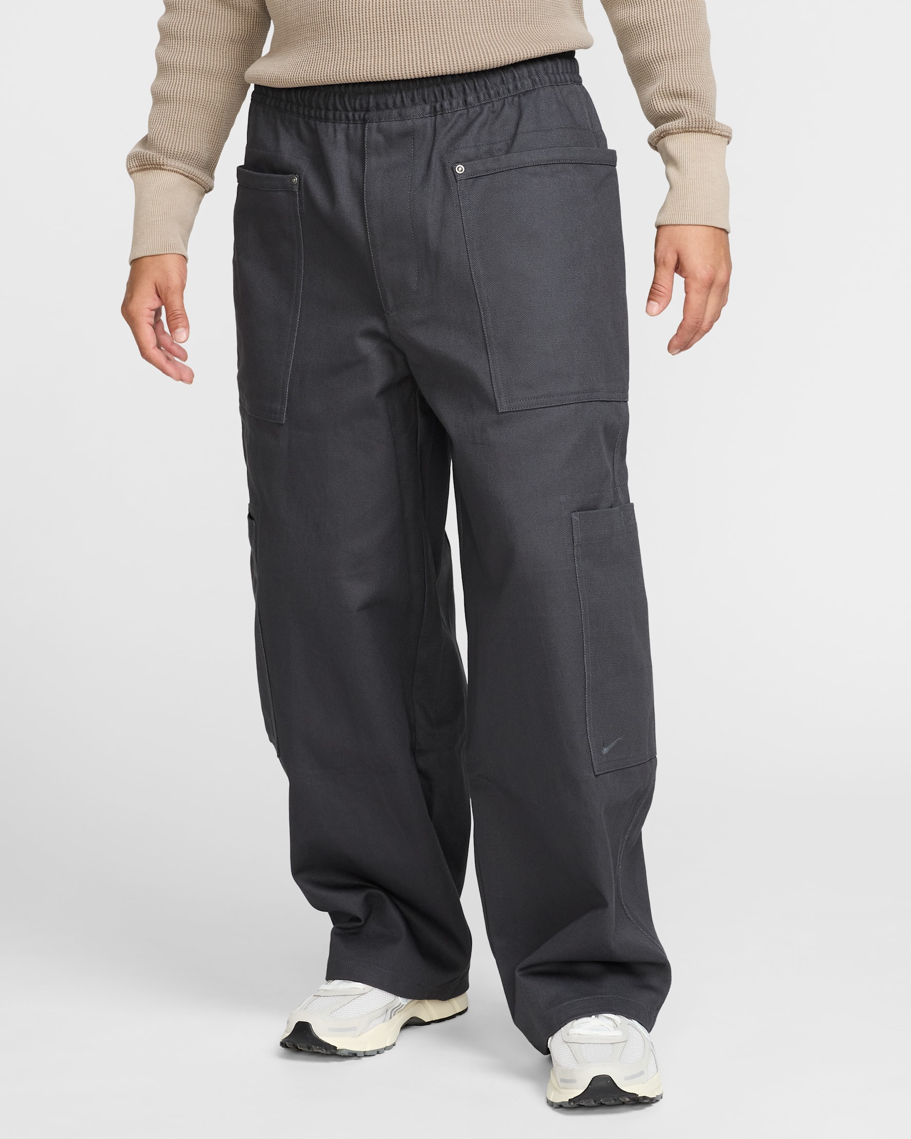 Pants de estilo funcional para hombre Nike Life - Antracita/Antracita