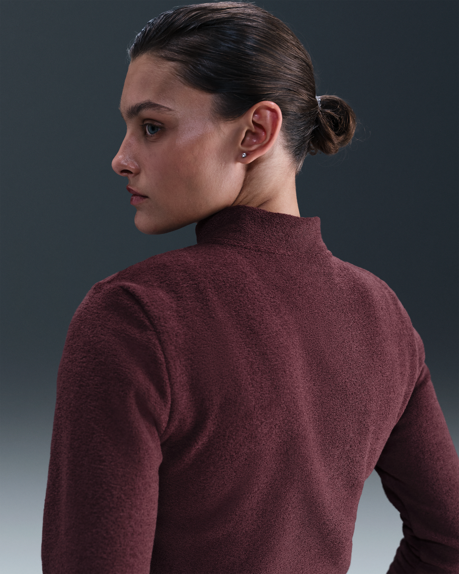 Nike Sportswear Phoenix Plush Women's Slim Long-Sleeve Cozy Fleece 1/2-Zip Top