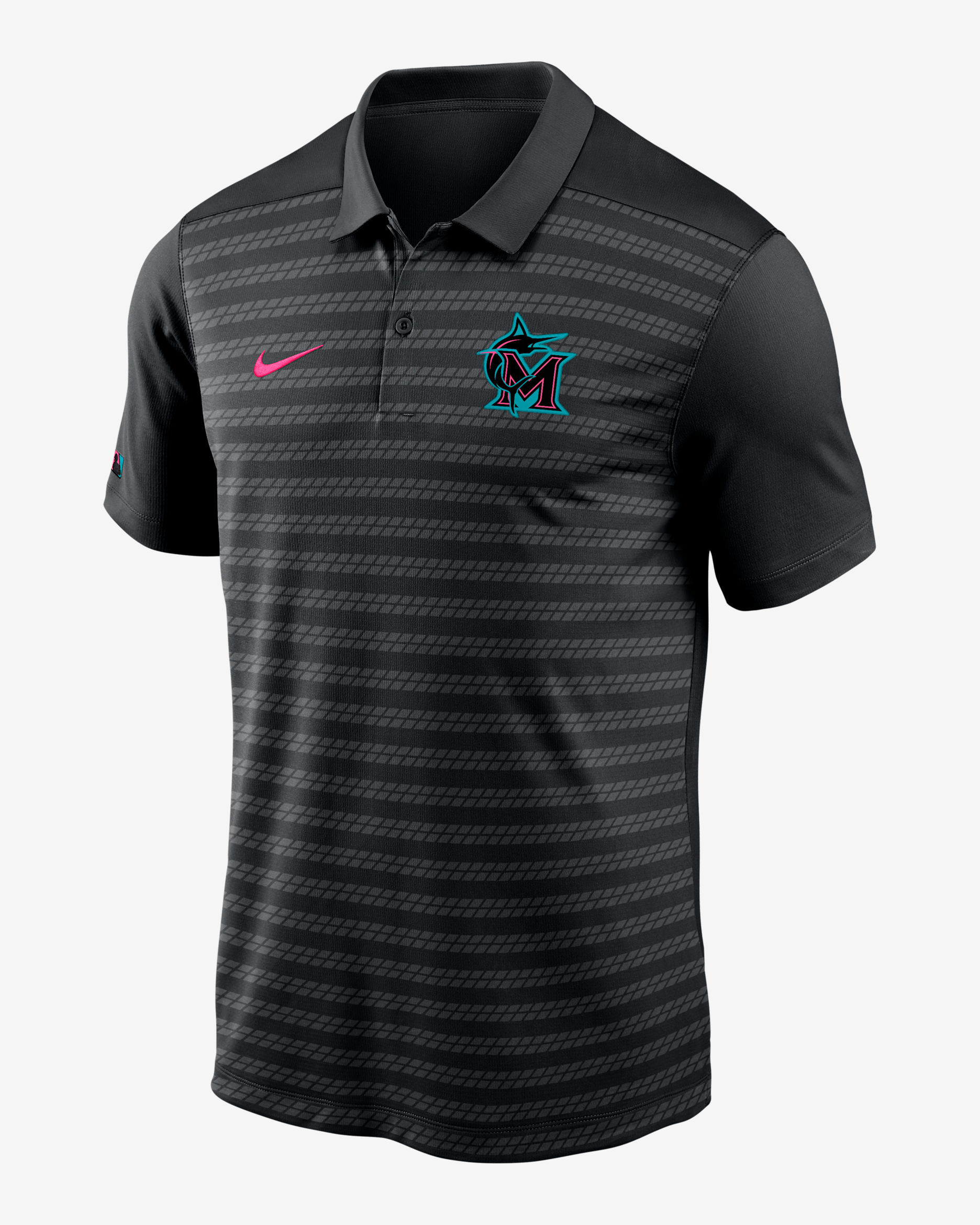 Miami Marlins Authentic Collection City Connect Victory Men's Nike Dri-FIT MLB Polo - Black
