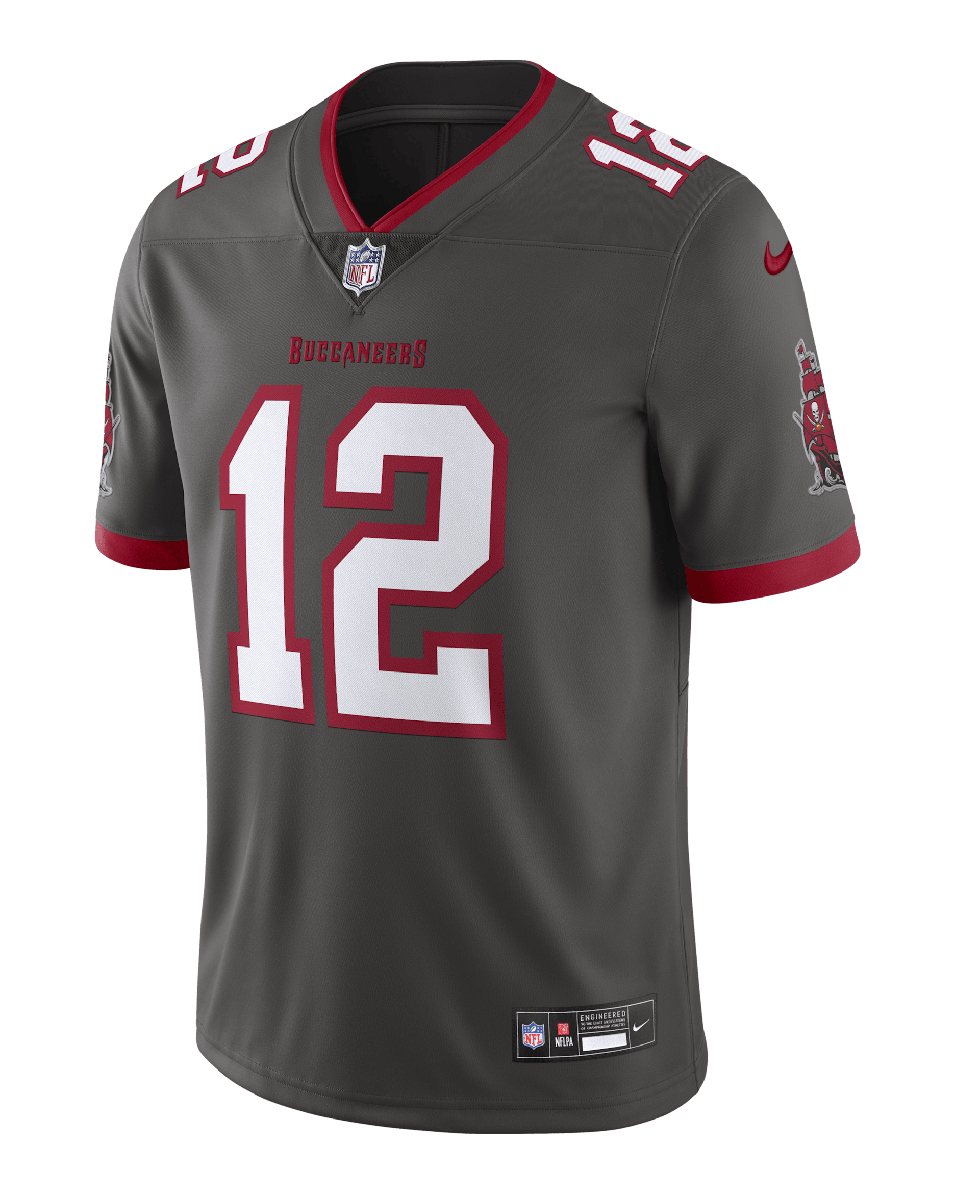 Tom Brady Tampa Bay Buccaneers Men's Nike Dri-FIT NFL Limited Football Jersey - Pewter