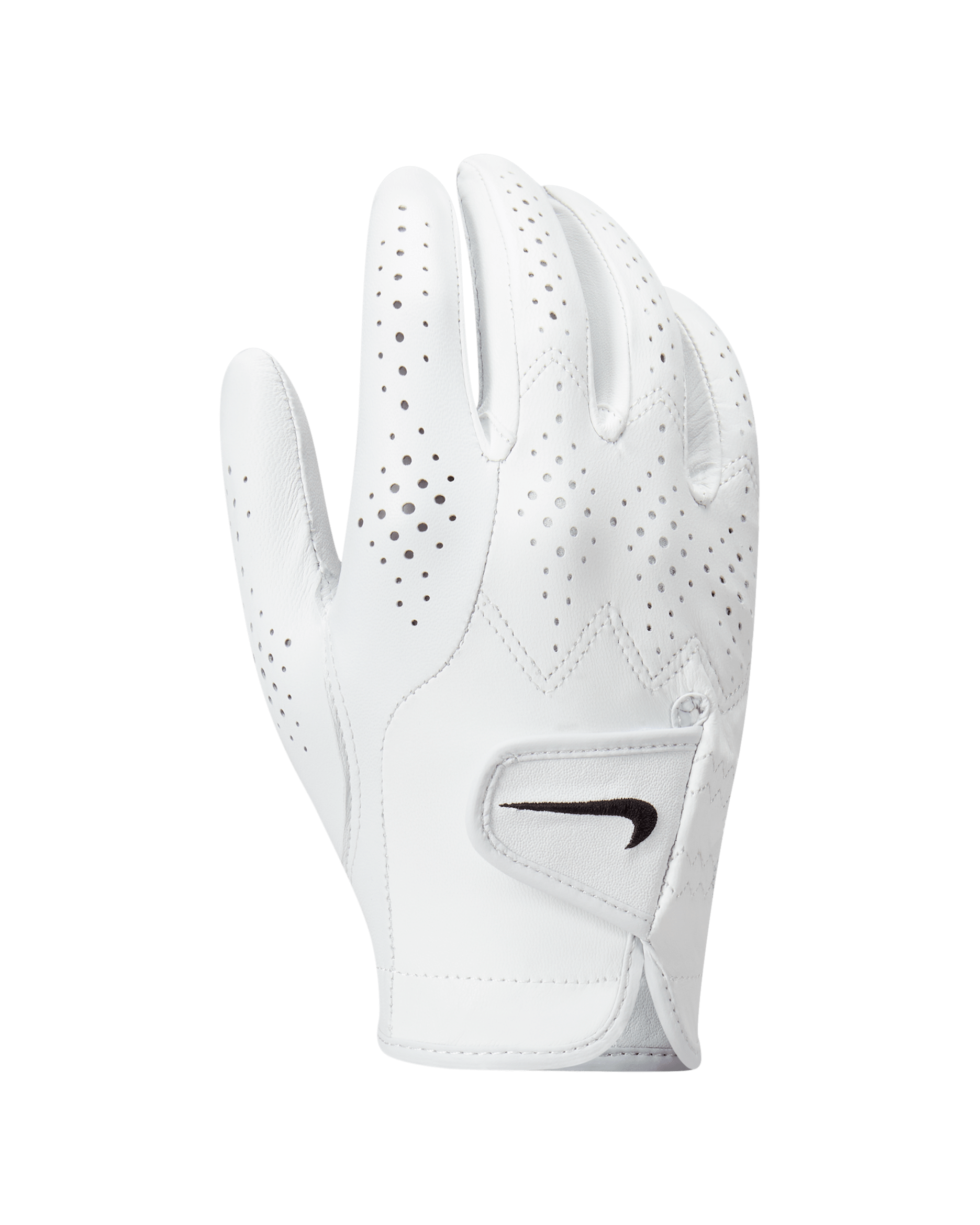Guante de golf para mujer Nike Tour Classic 4 (mano derecha)  - Blanco perla/Negro