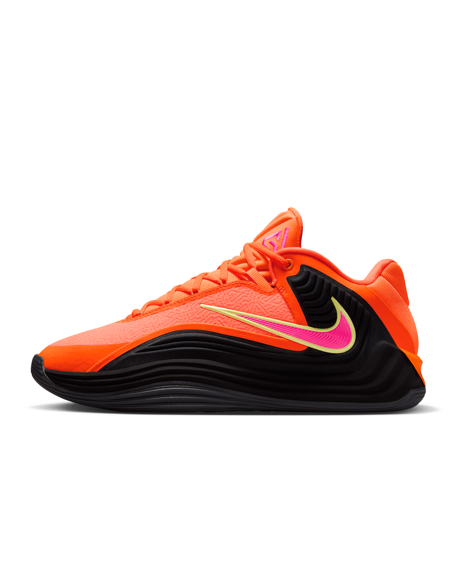 Giannis Freak 7 "Ignition" Basketball Shoes - Total Orange/Light Lemon Twist/Black/Hyper Pink