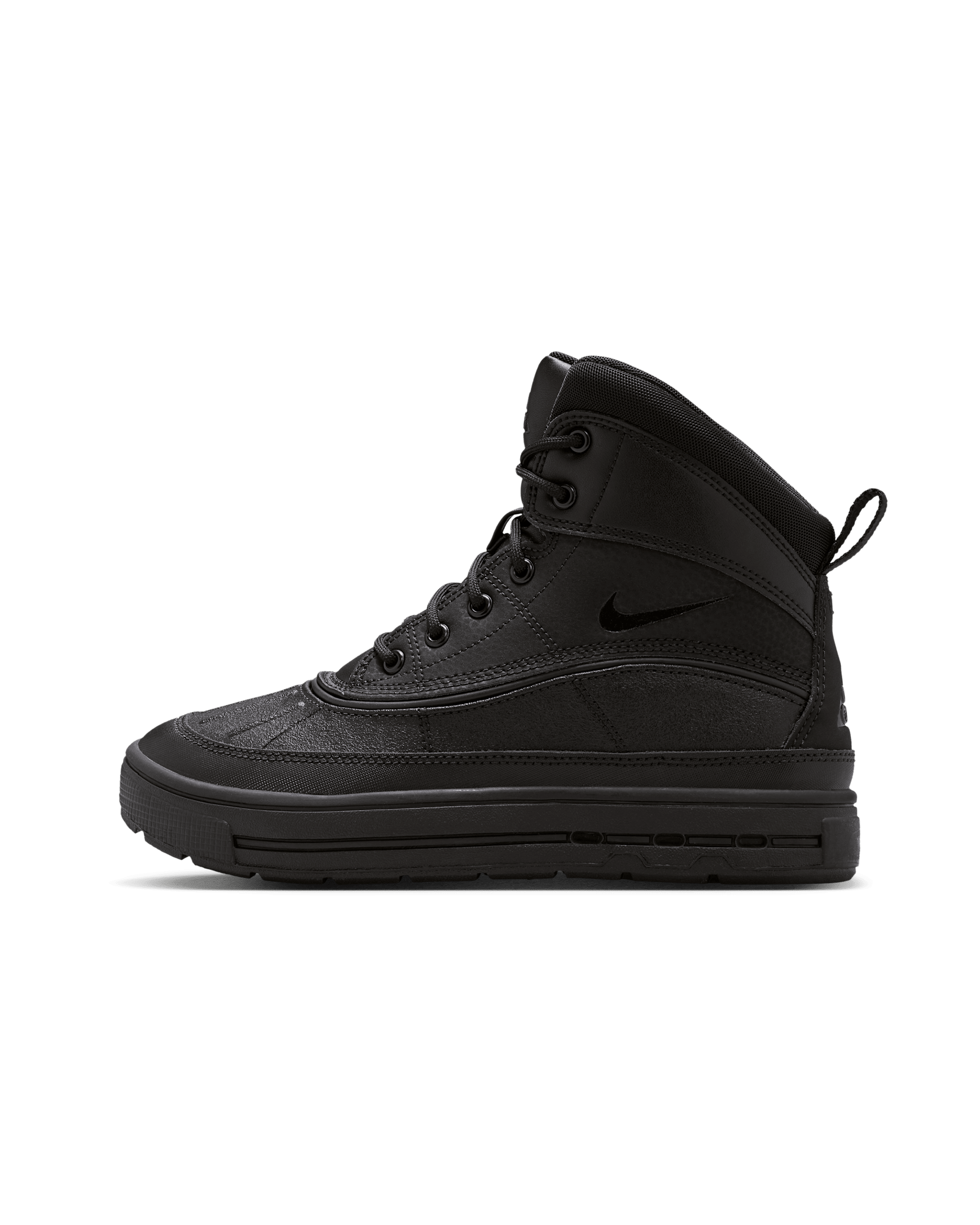 Botas para niños grandes Nike Woodside 2 High - Negro/Negro/Negro