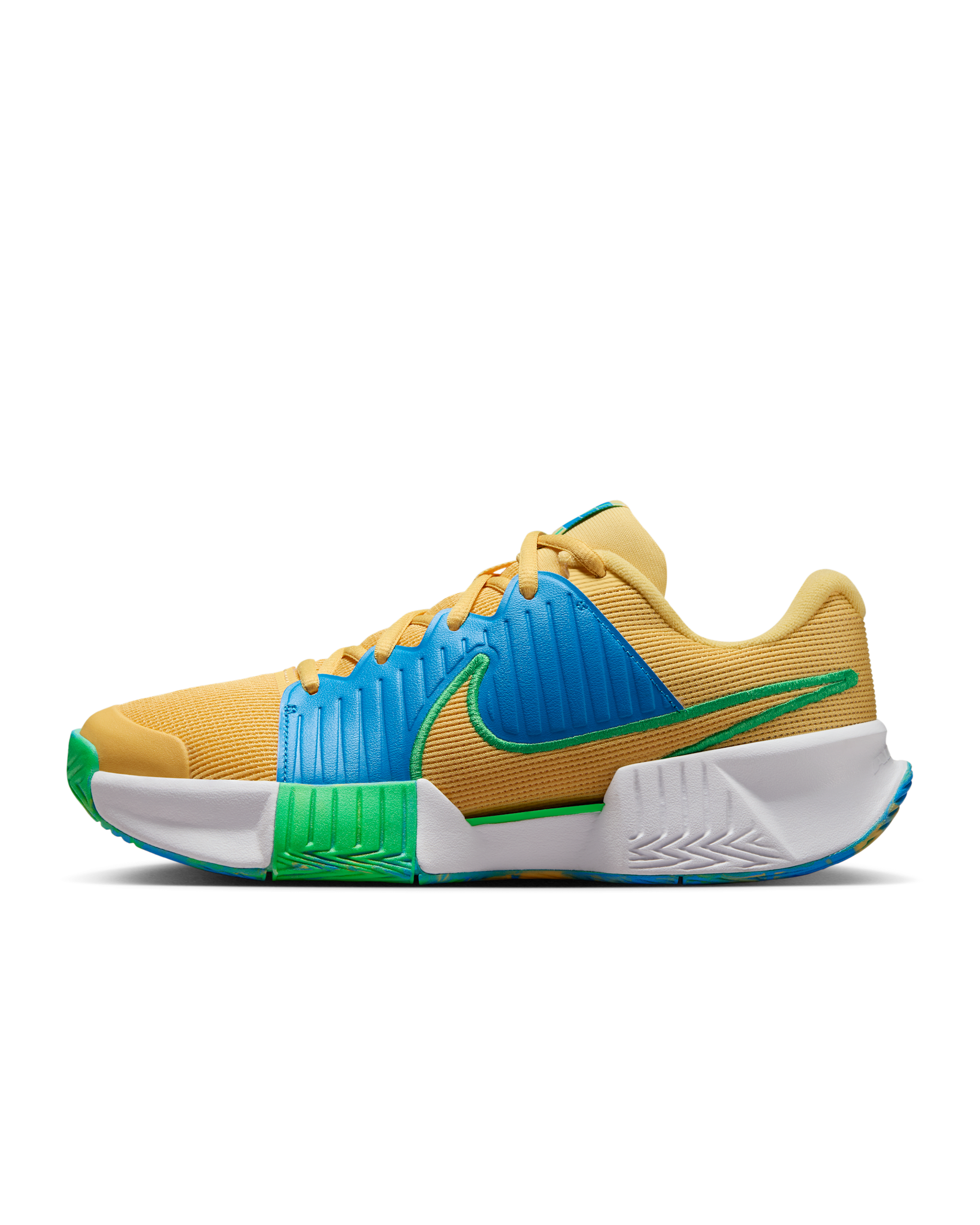 Nike Zoom Challenge Women's Pickleball Shoes - Topaz Gold/Blue Hero/White/Topaz Gold