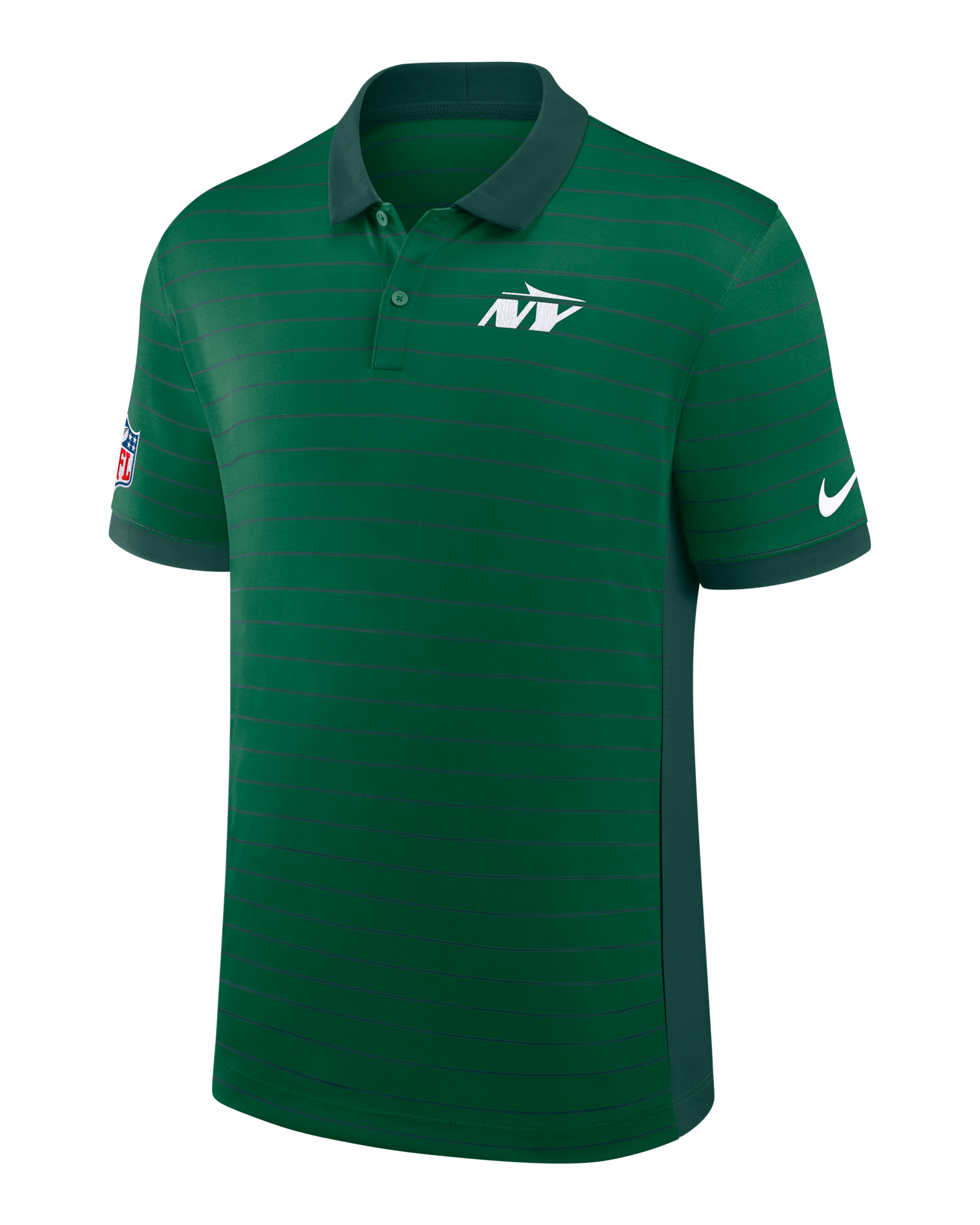 New York Jets Sideline Victory Stripe Men's Nike Dri-FIT NFL Polo - Green
