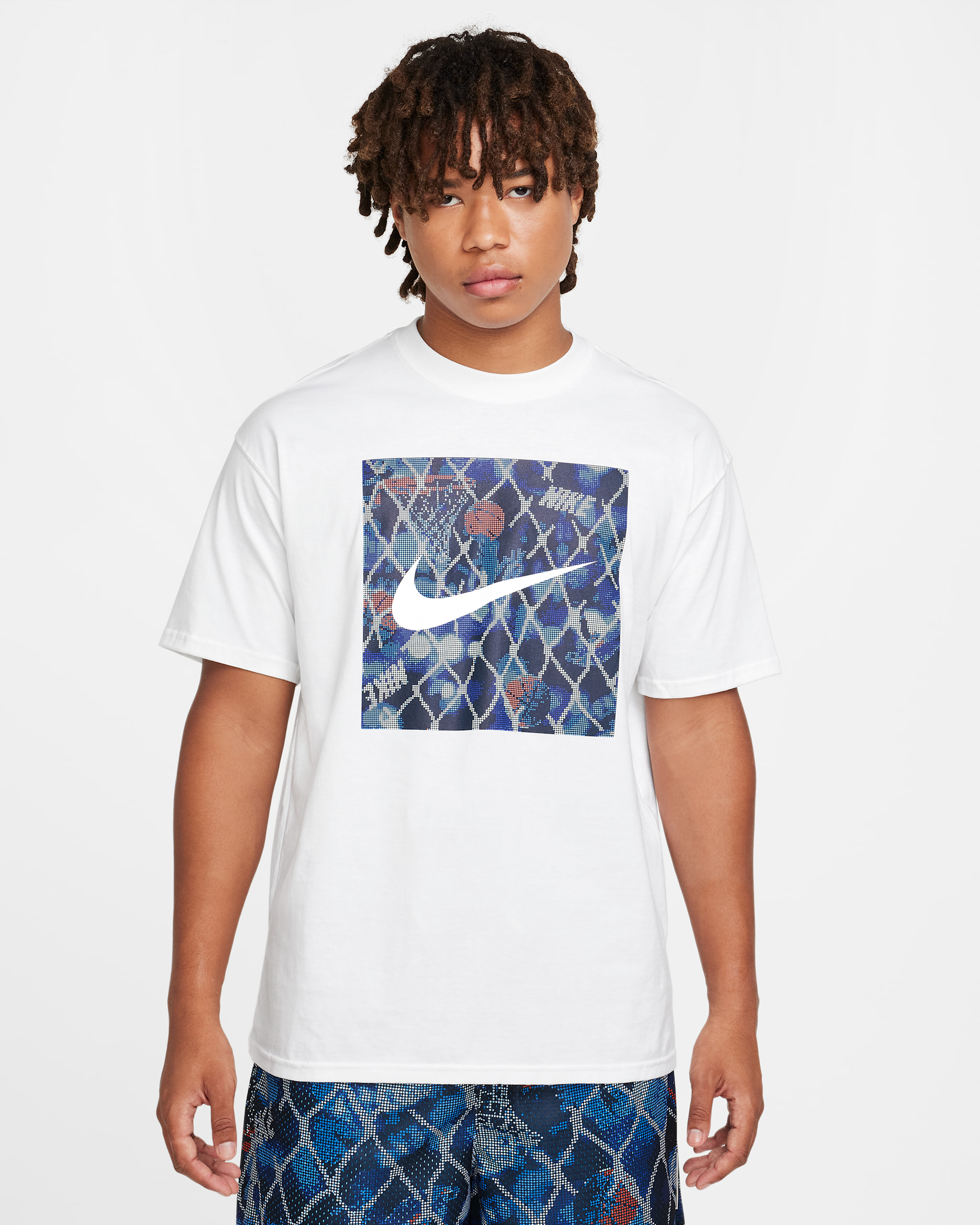 Nike Men's Max90 Basketball T-Shirt - White