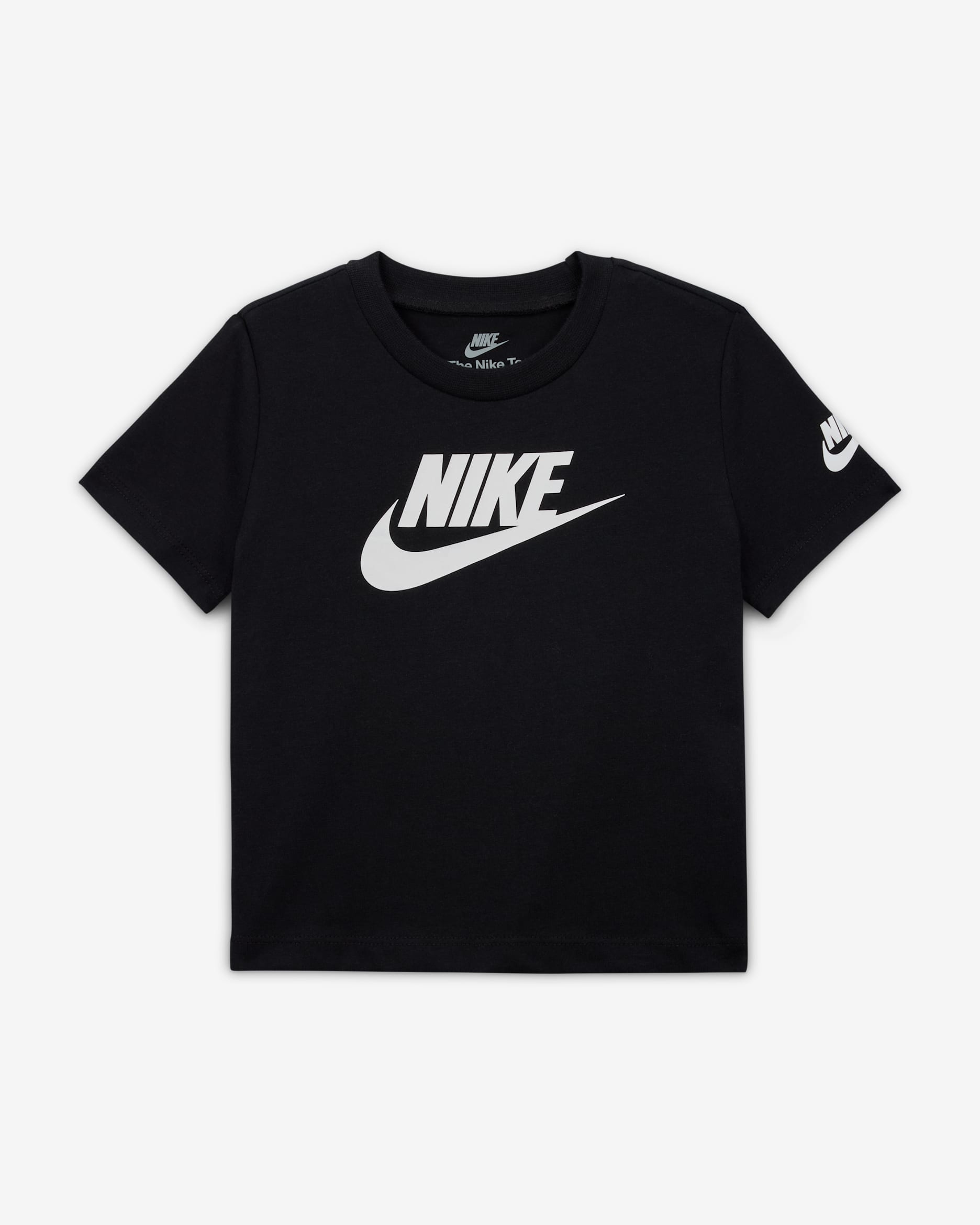 T-shirt Futura Evergreen Nike pour bébé (12-24 mois) - Noir/Blanc
