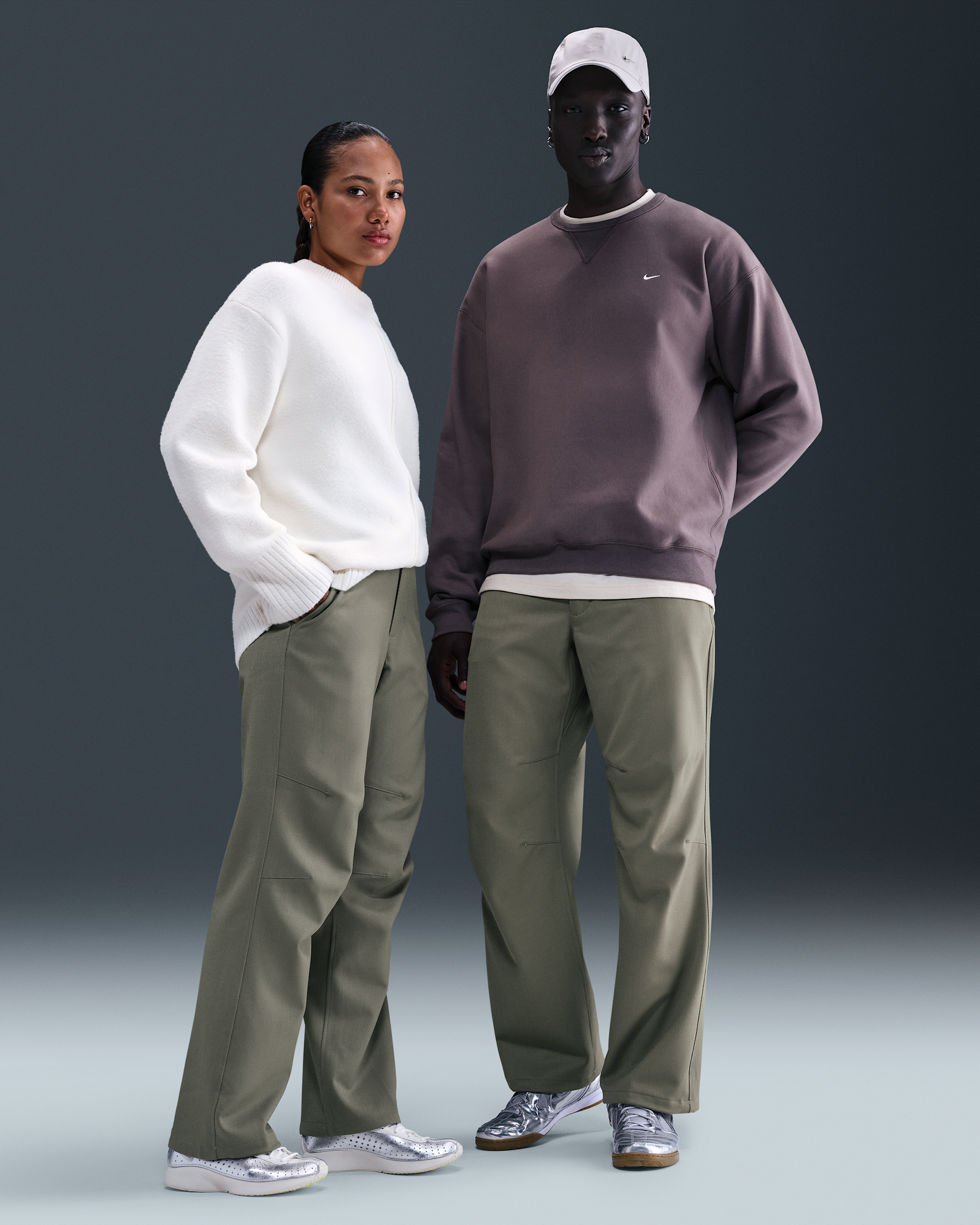 Calças entrançadas Nike Wool Classics - Light Army