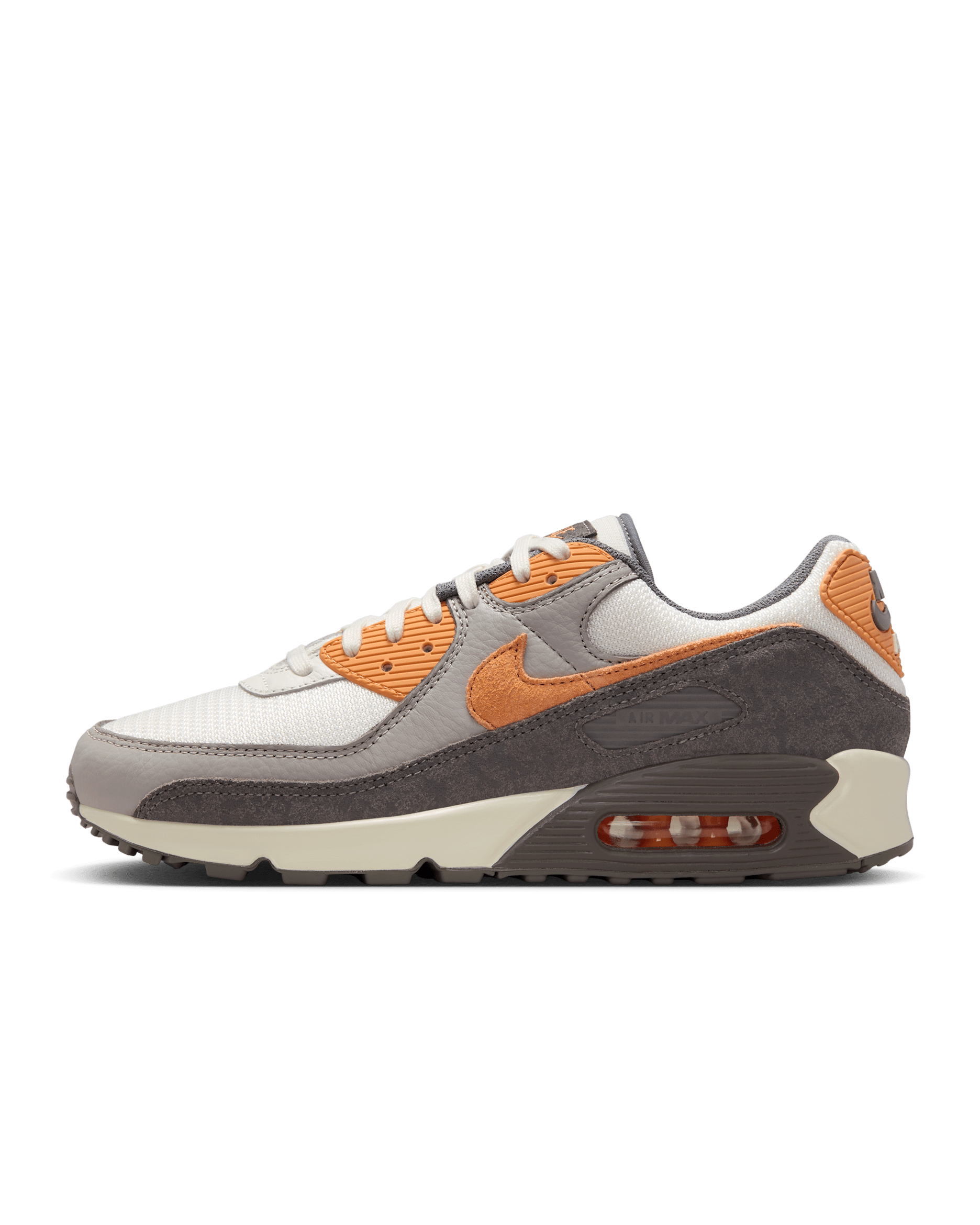 Nike Air Max 90 Premium Men's Shoes - Flat Pewter/College Grey/Phantom/Copper Moon