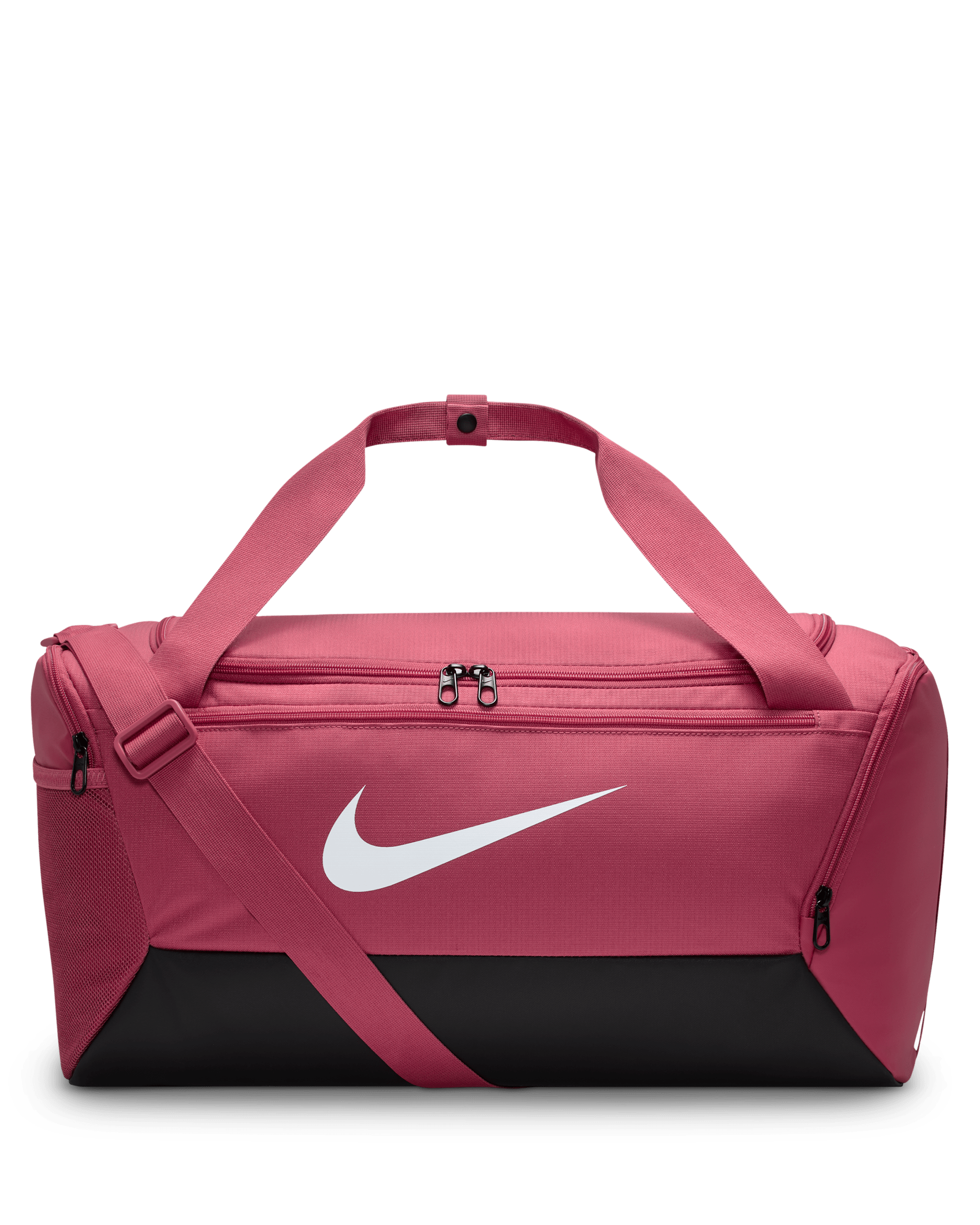 Nike Brasilia Training Duffel Bag (Small, 41L) - Sweet Beet/Black/White