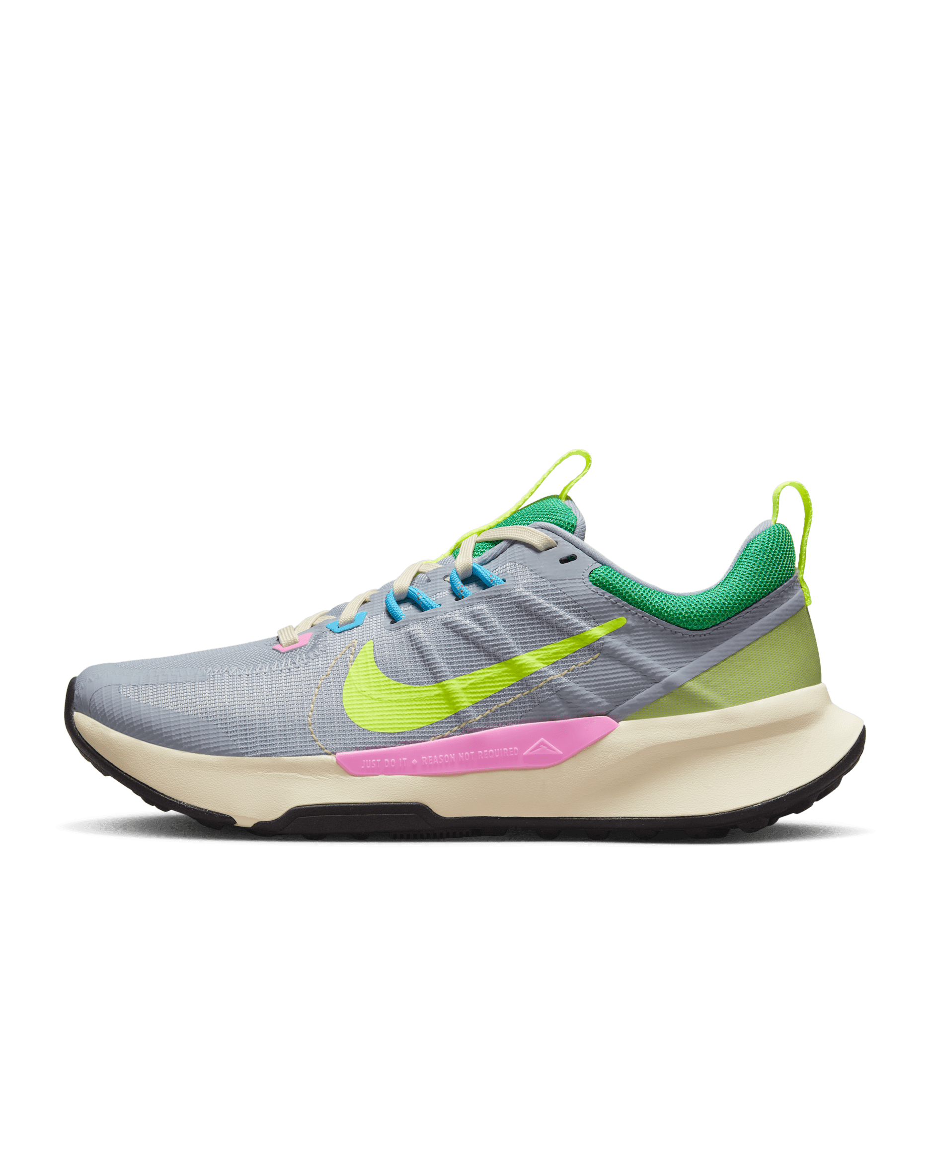 Nike Juniper Trail 2 Next Nature Women's Trail-Running Shoes - Wolf Grey/Team Gold/Stadium Green/Volt