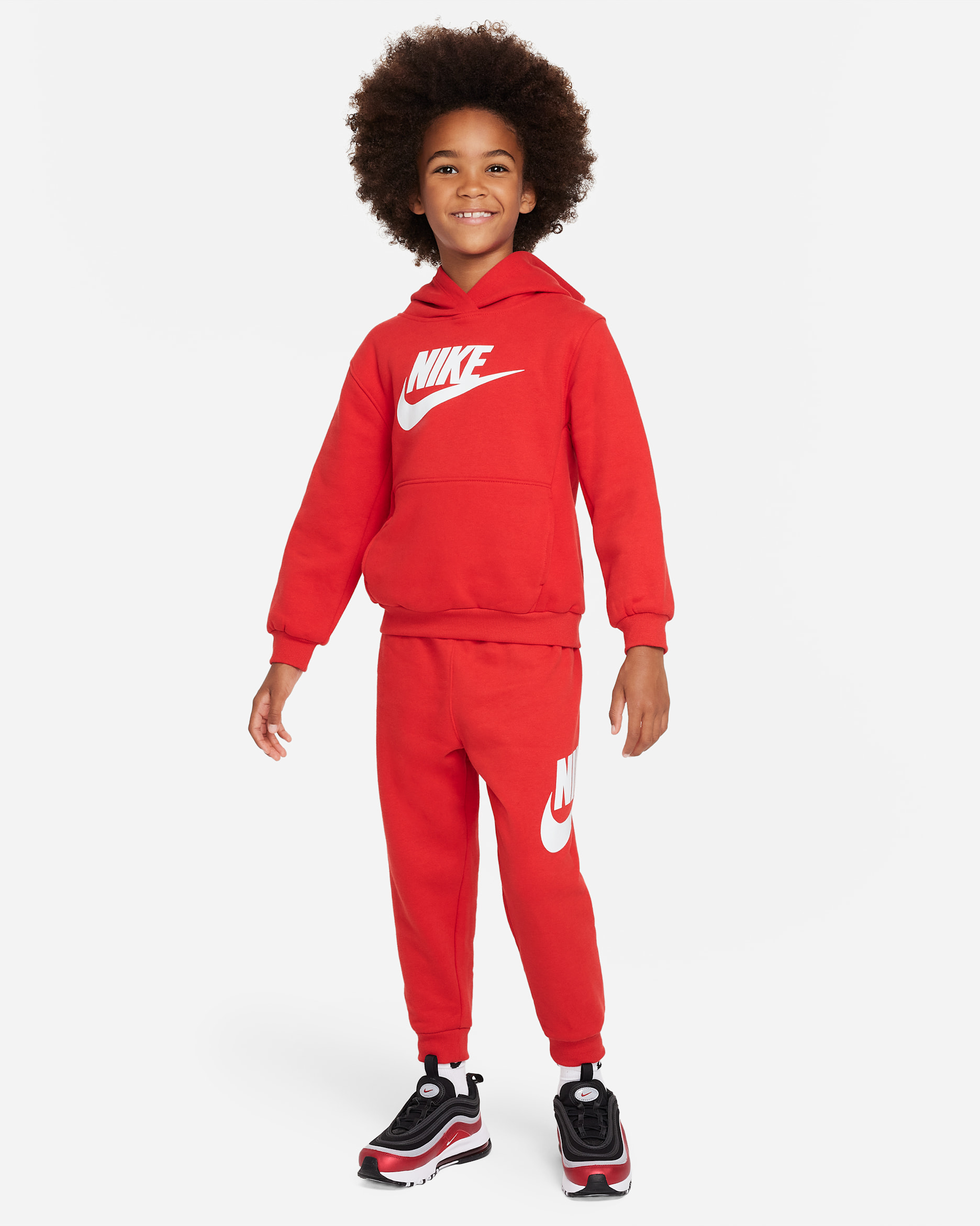 Ensemble deux pièces Club Fleece Nike pour enfant - University Red