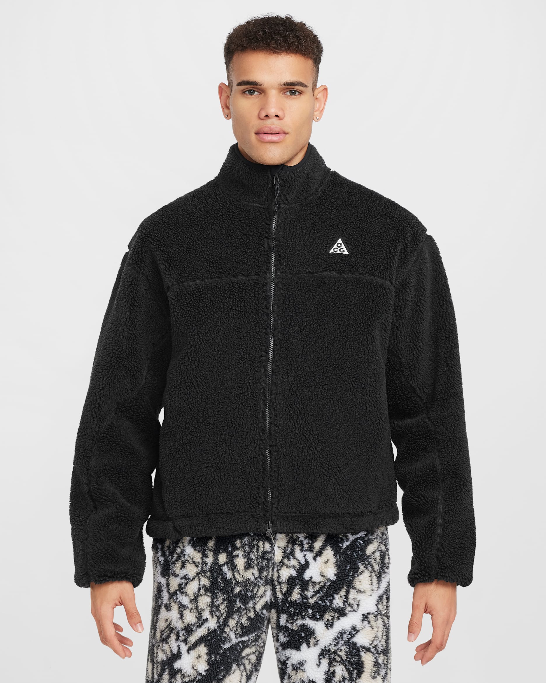 Nike ACG 'Canwell Glacier' Men's Therma-FIT ADV Windproof Jacket - Black/Black/Summit White