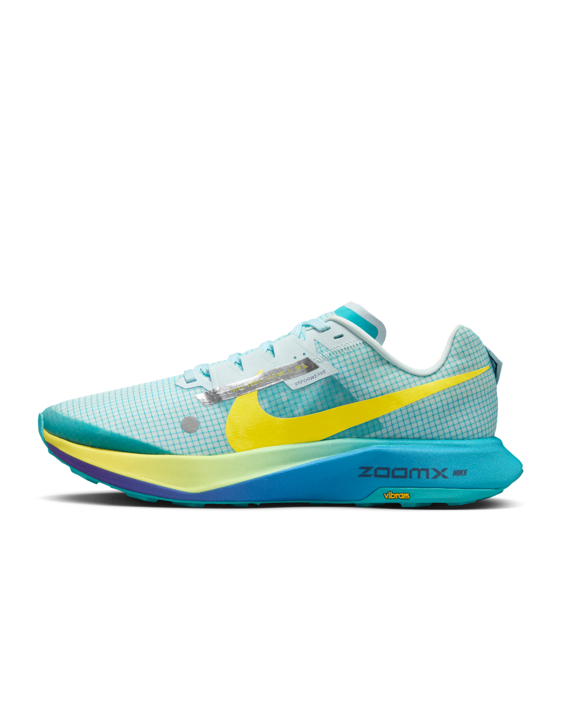 Nike Ultrafly Men's Trail-Racing Shoes - Dusty Cactus/Glacier Blue/Field Purple/Opti Yellow