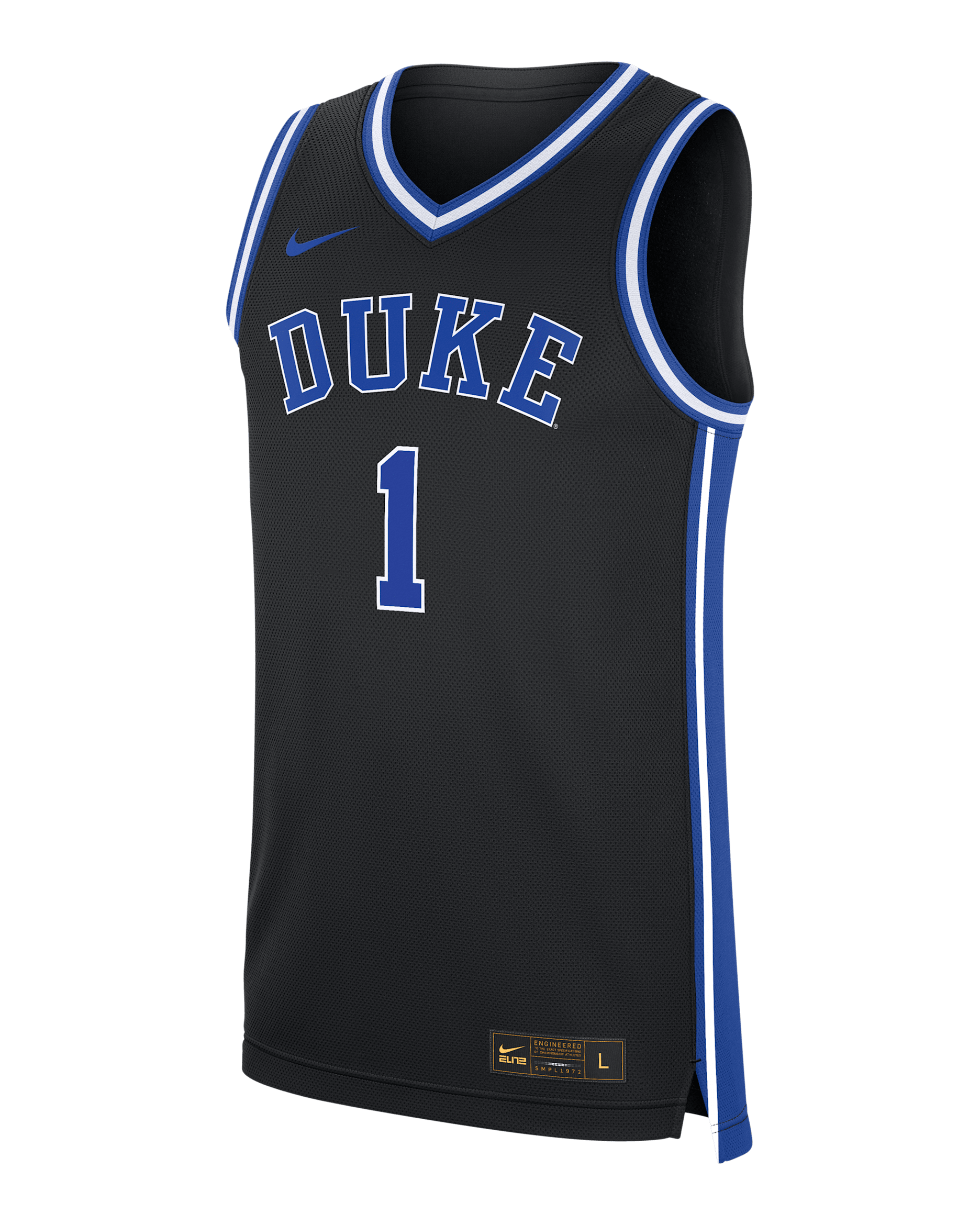 Duke Blue Devils Replica Men's Nike College Basketball Jersey - Black