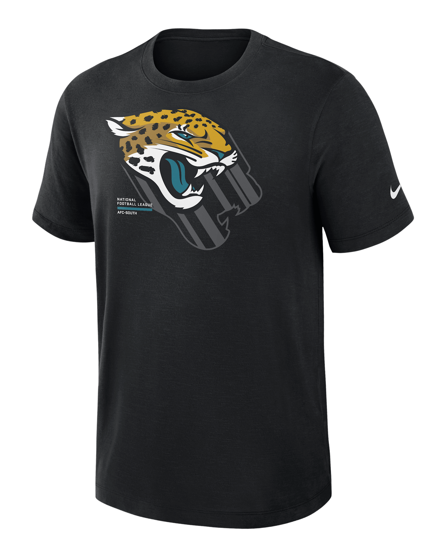 Jacksonville Jaguars Slub Men's Nike Dri-FIT NFL T-Shirt - Black