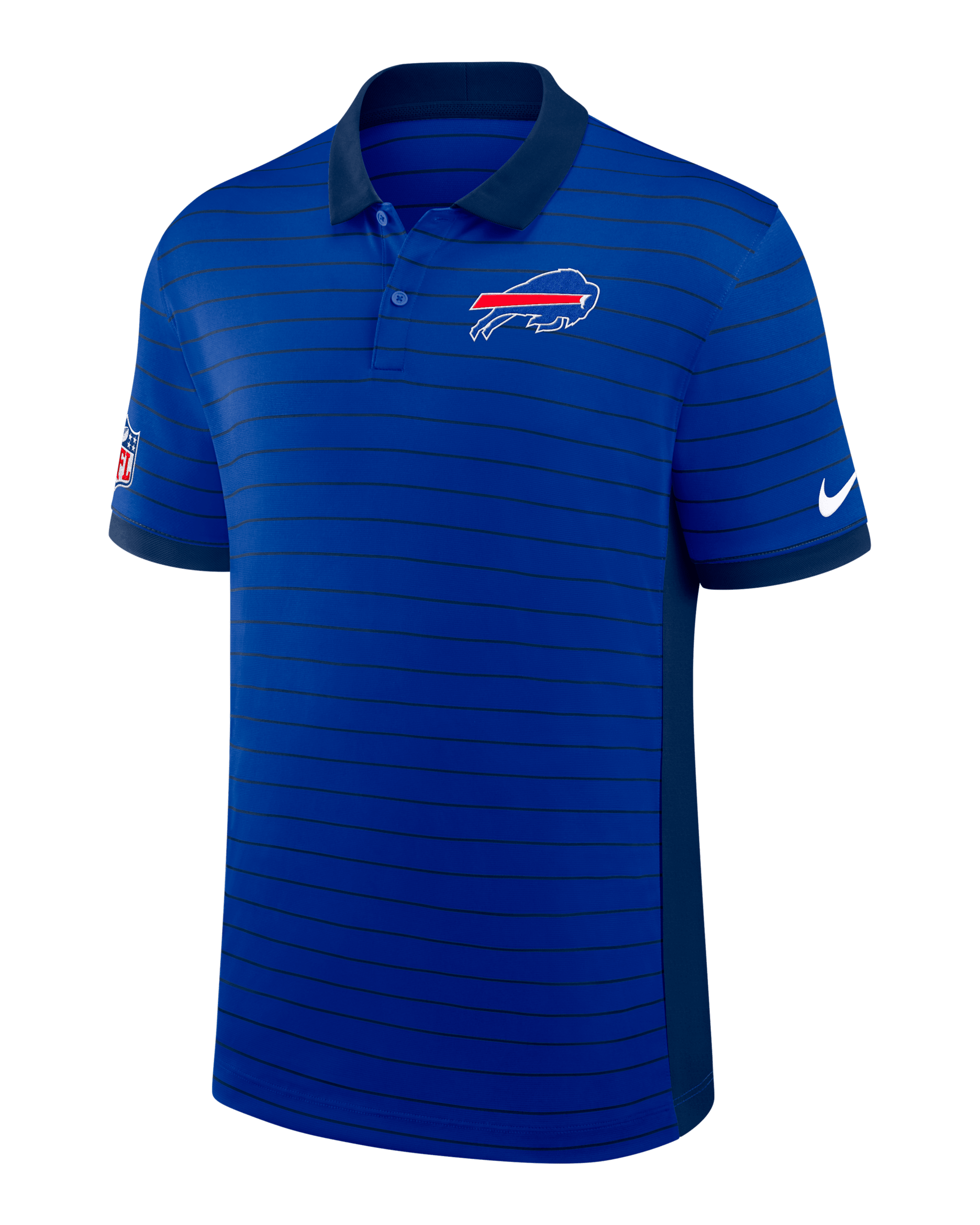 Polo Nike Dri-FIT de la NFL para hombre Buffalo Bills Sideline Victory Stripe - Azul