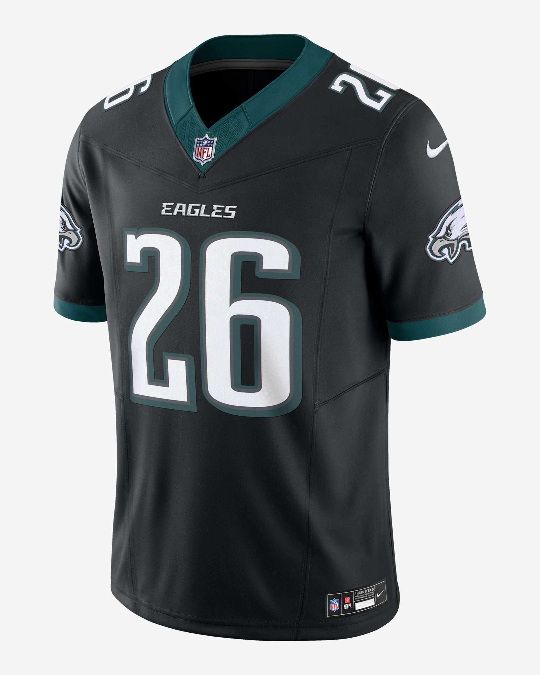 Saquon Barkley Philadelphia Eagles Men's Nike Dri-FIT NFL Limited Jersey - Black