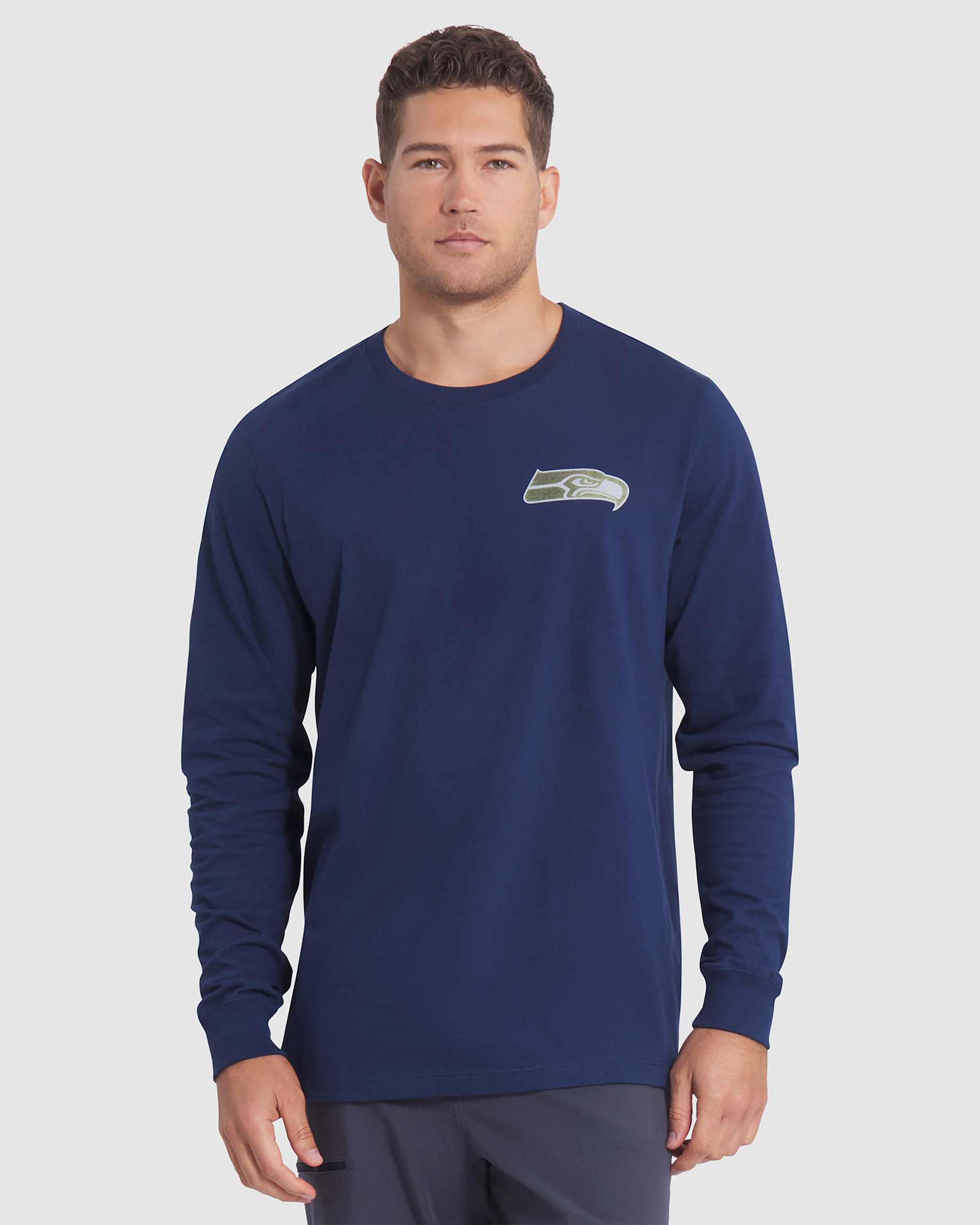 Seattle Seahawks Rivalries Collection Essential Men's Nike NFL Long-Sleeve T-Shirt - Navy