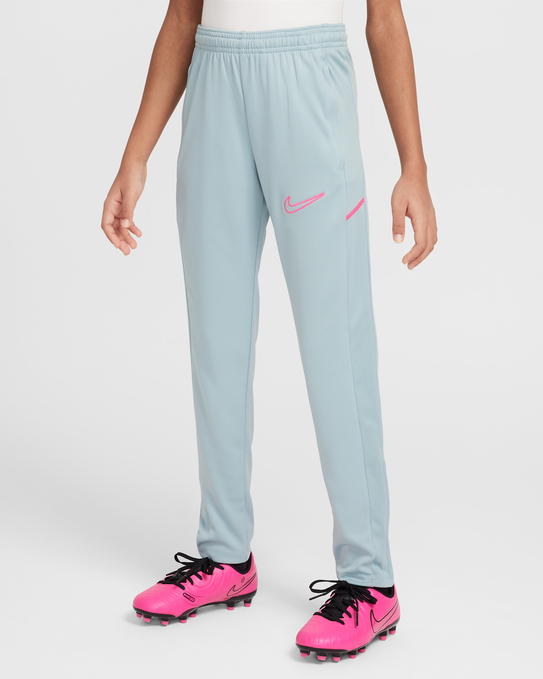 Nike Academy Older Kids' Dri-FIT Football Pants - Ocean Cube/Ocean Cube/Hyper Pink