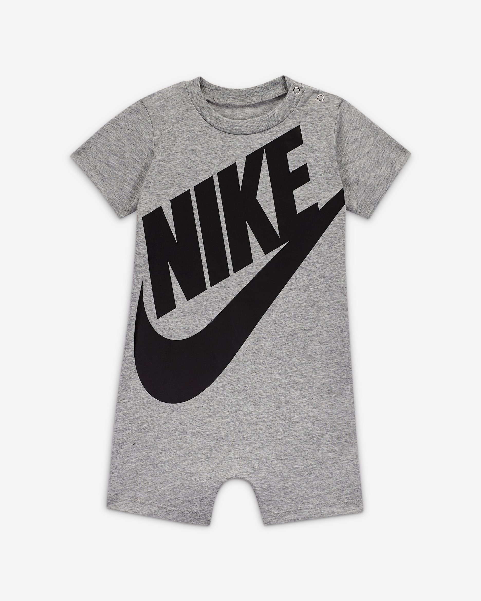Nike Baby (12–24M) Romper - Dark Grey Heather/Black