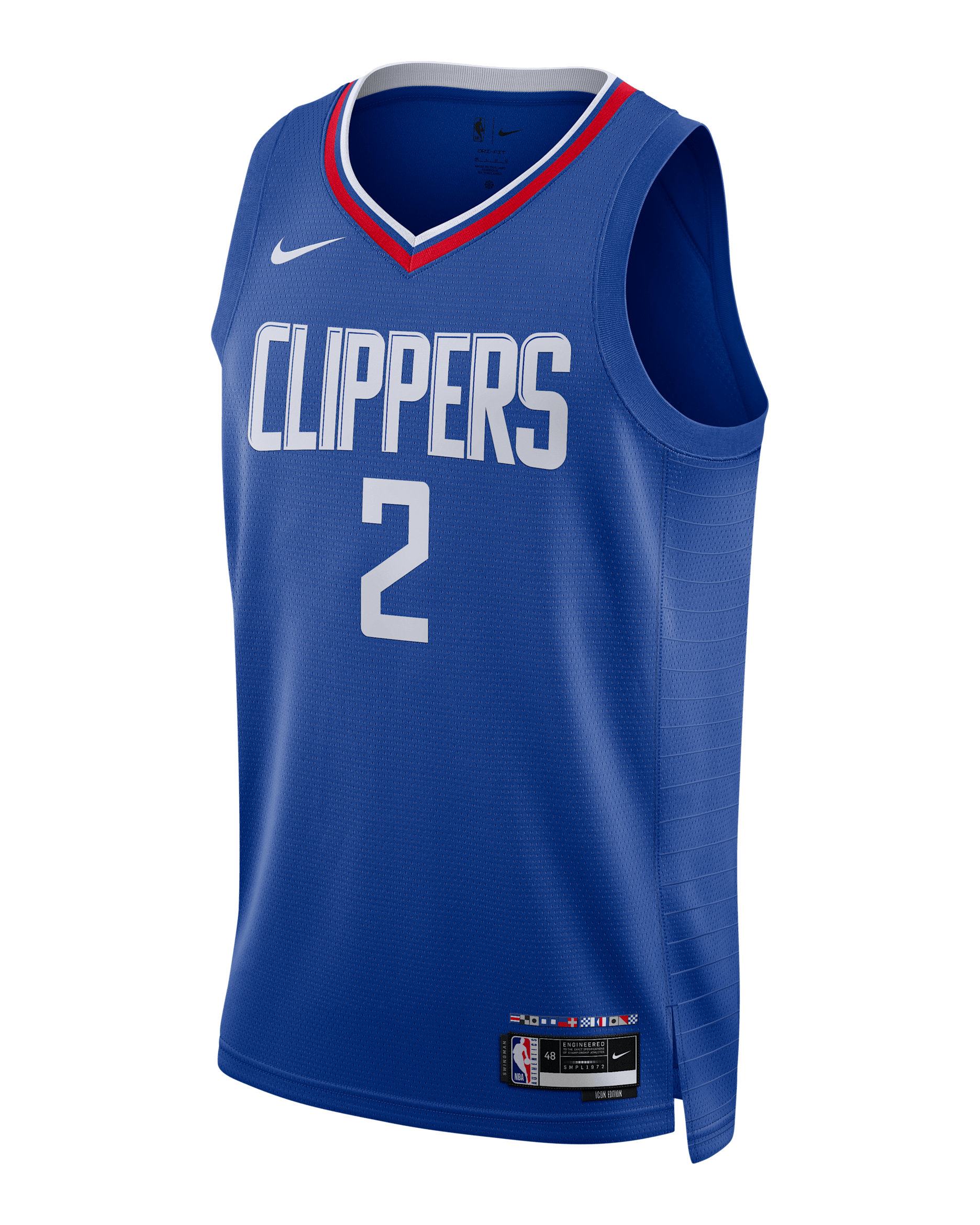 Jersey Nike Dri-FIT de la NBA Swingman para hombre LA Clippers Icon Edition - Azul enérgico