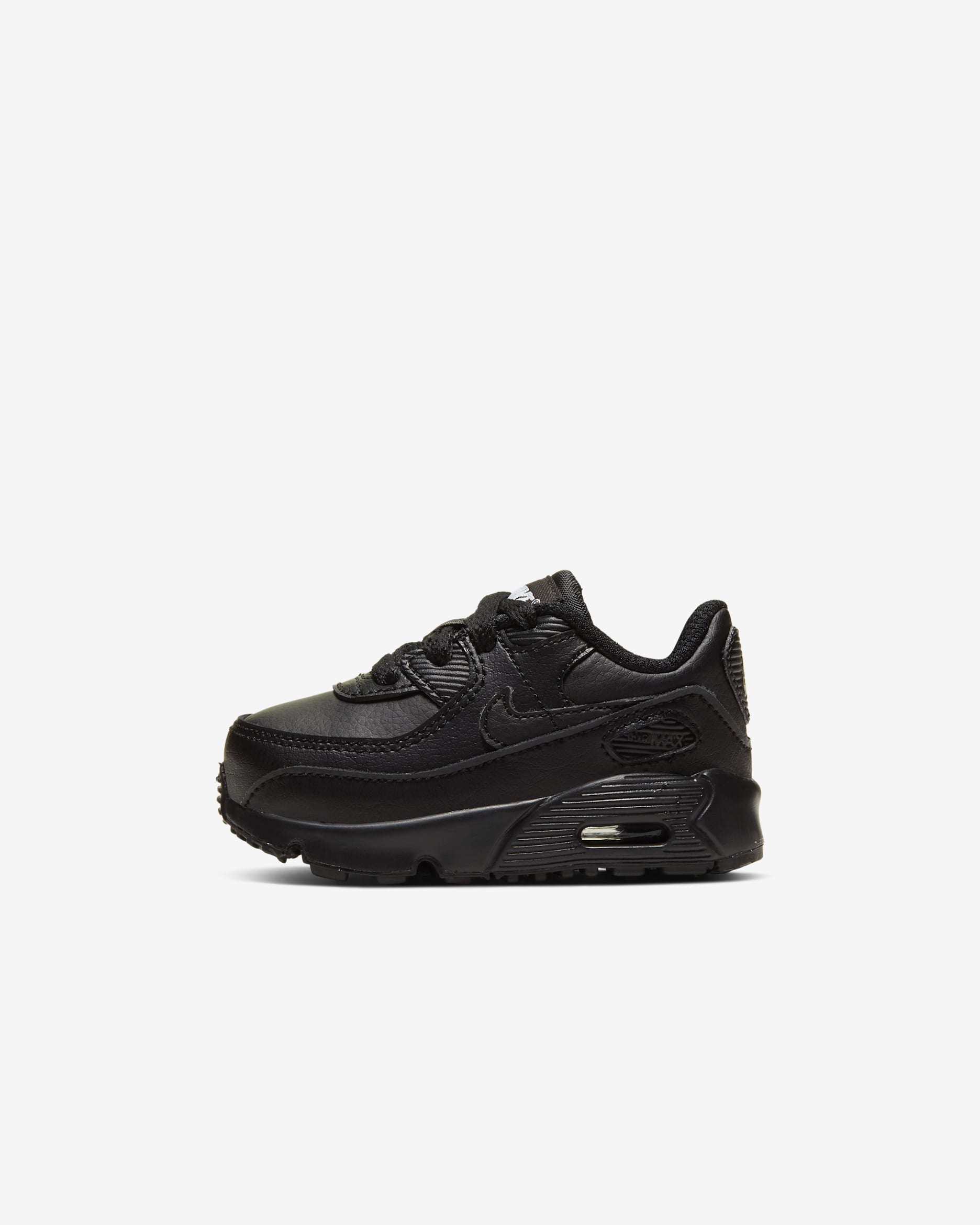 Tenis para bebé e infantil Nike Air Max 90 LTR - Negro/Negro/Blanco/Negro