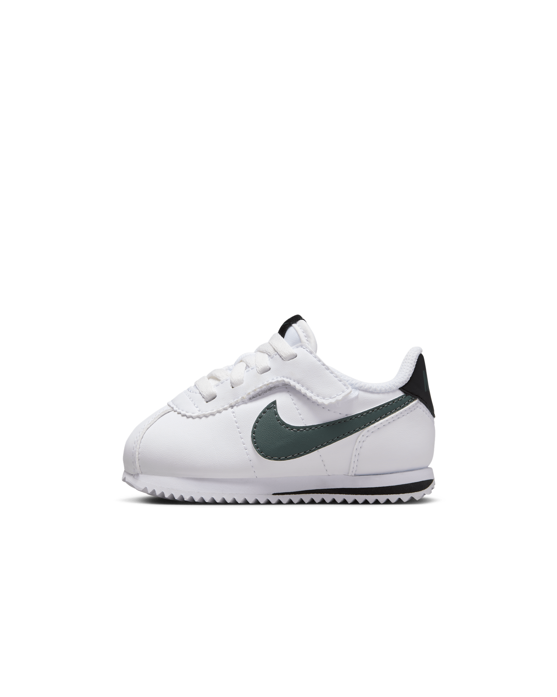 Nike Cortez EasyOn Baby/Toddler Shoes - White/Black/Vintage Green