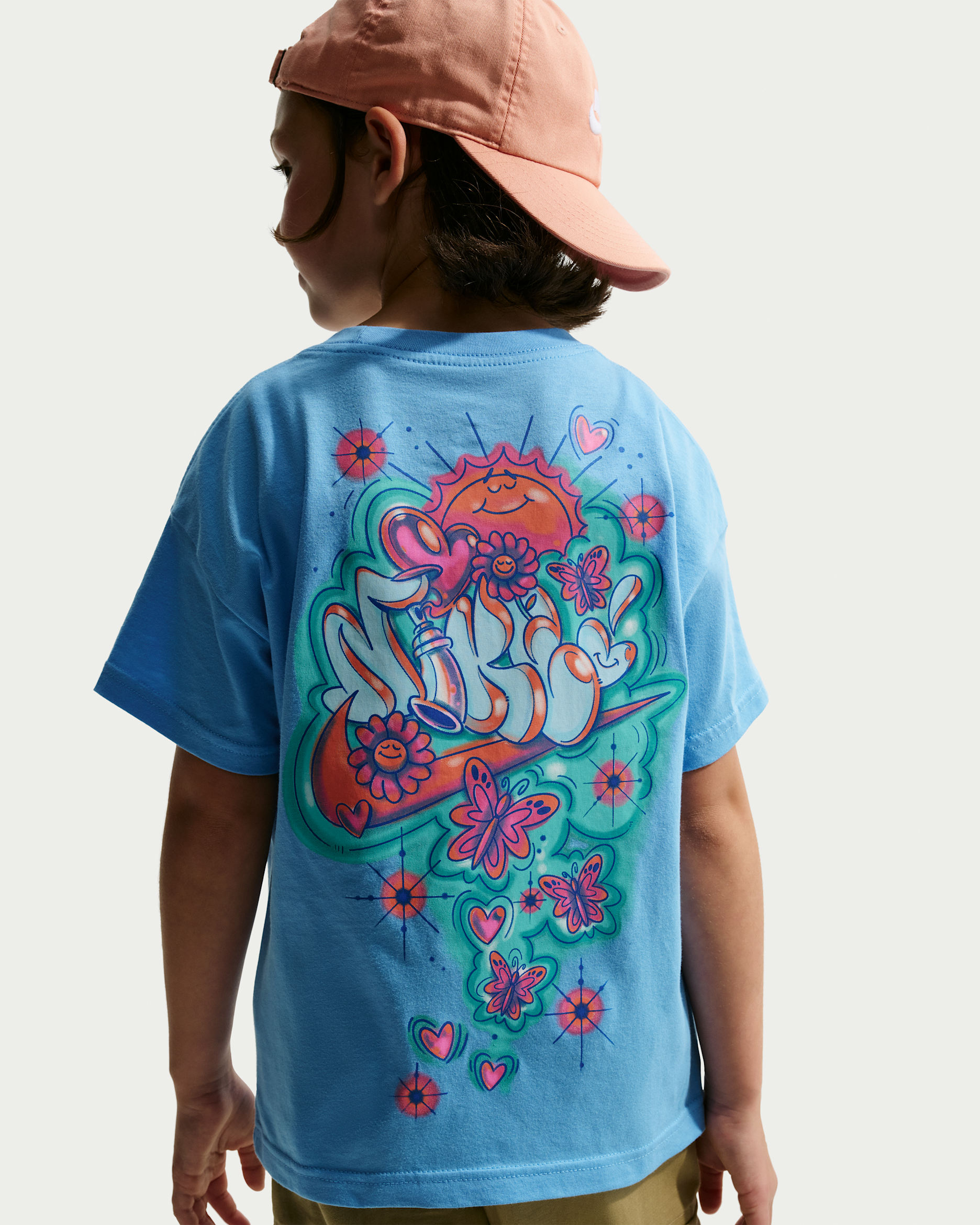 Nike Sportswear Big Kids' T-Shirt - University Blue