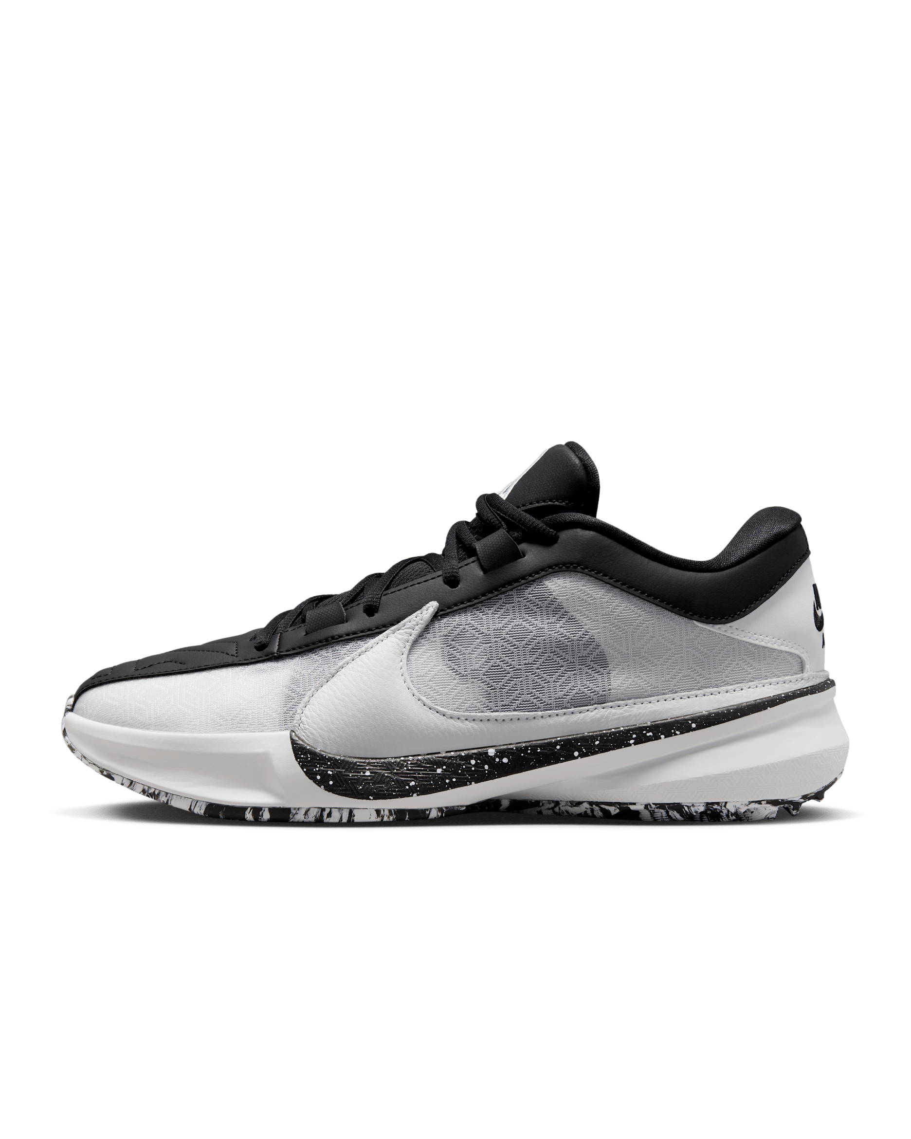 Freak 5 EP Basketball Shoes - White/White/Black