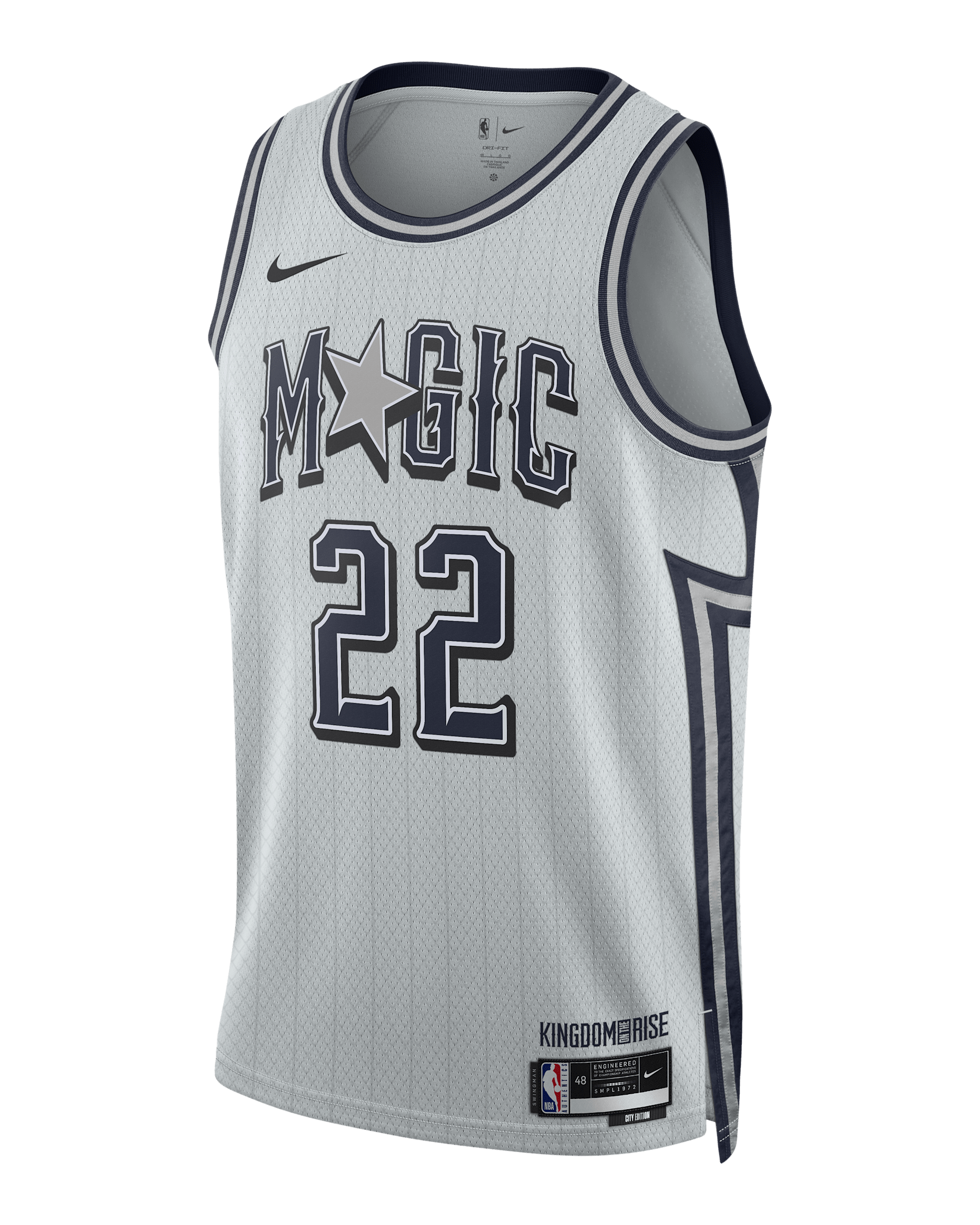 Franz Wagner Orlando Magic 2024/25 City Edition Men's Nike Dri-FIT NBA Swingman Jersey - Pure Platinum