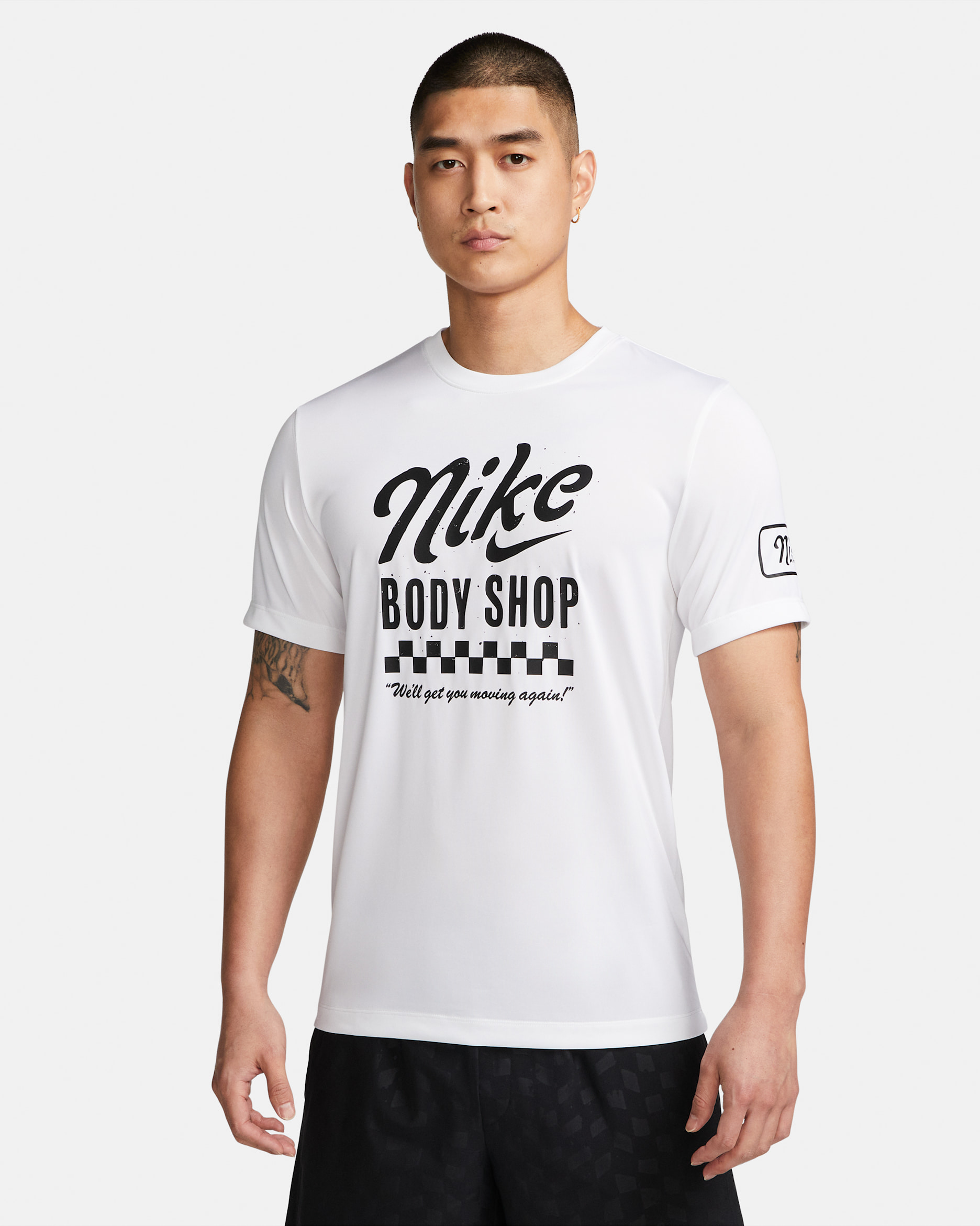 Nike Dri-FIT Men's Training T-Shirt - White