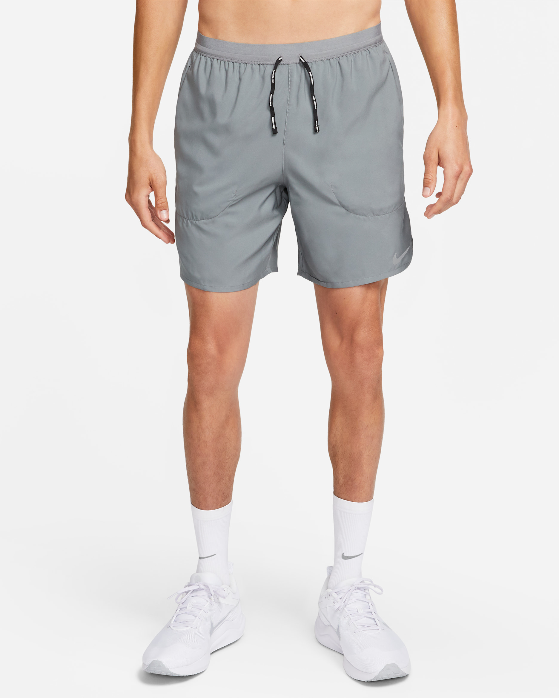 Nike Flex Stride Men's 7" Brief Running Shorts - Smoke Grey/Smoke Grey