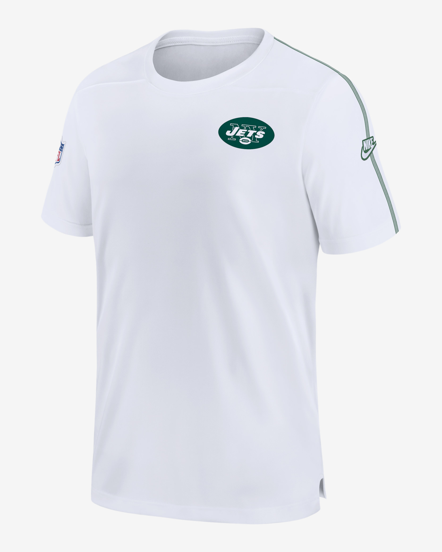 New York Jets Sideline Coach Men's Nike Dri-FIT NFL Top - White