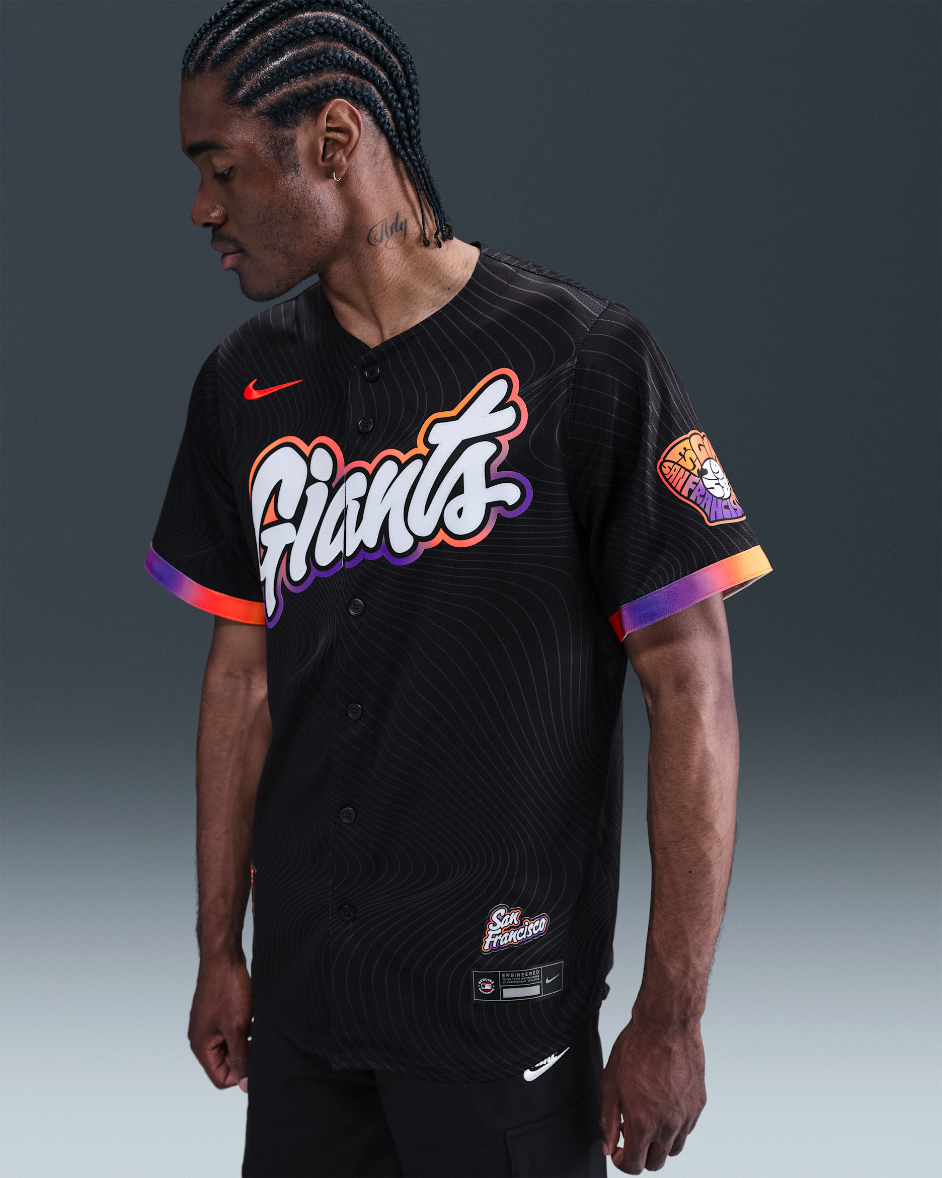 San Francisco Giants City Connect Men’s Nike Dri-FIT ADV MLB Limited Jersey - Grey