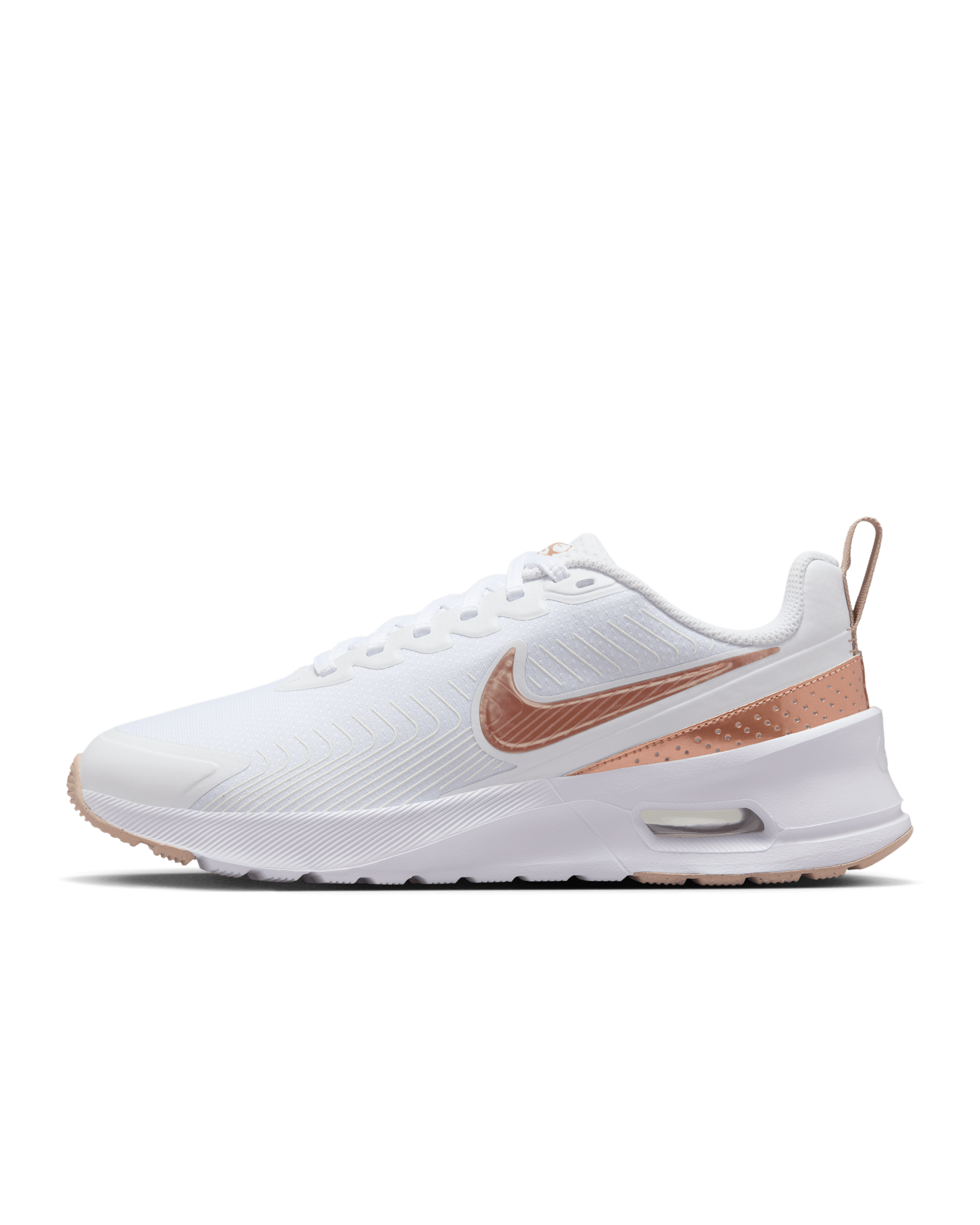 Nike Air Max Nuaxis Women's Shoes - White/Sand/Black/Metallic Red Bronze