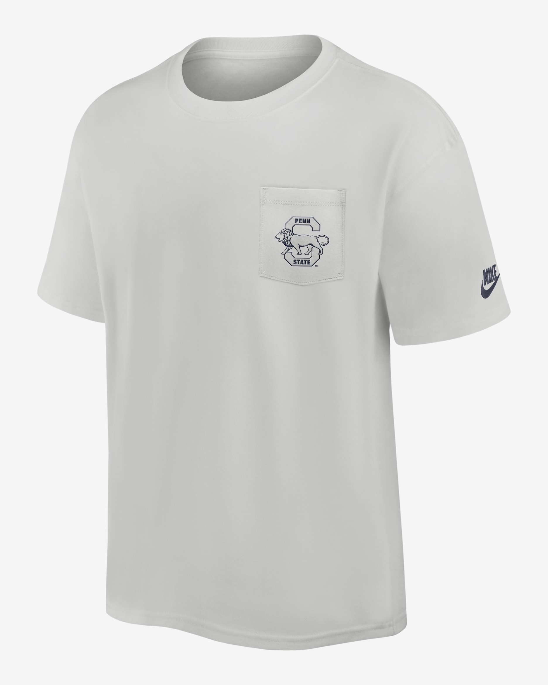 Penn State Legacy Max90 Pocket 2-Hit Men's Nike College T-Shirt - Photon Dust