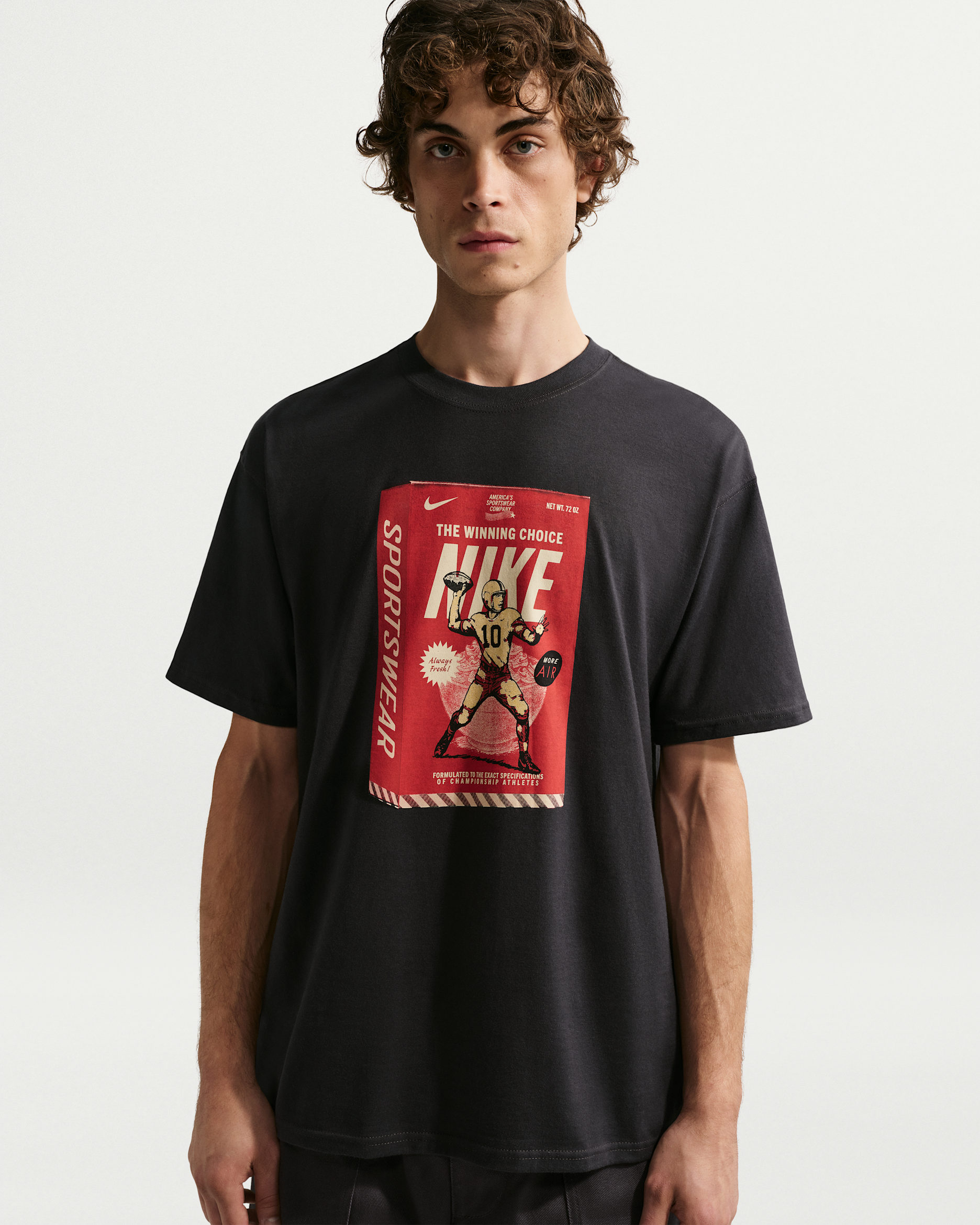 Nike Sportswear Men's Max90 T-Shirt - Off Noir