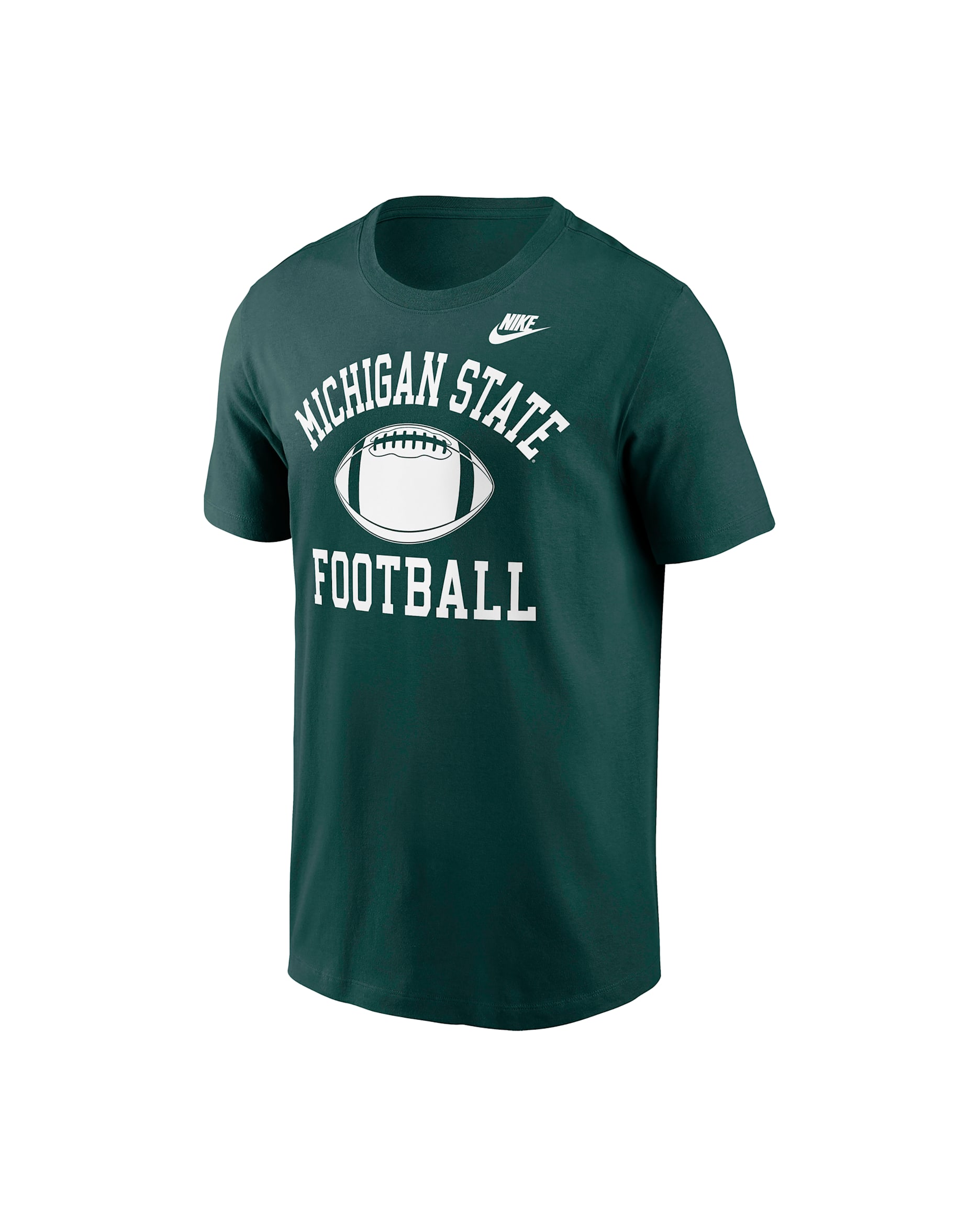 Playera universitaria Nike para hombre Michigan State Spartans Legacy Football Icon - Verde pro